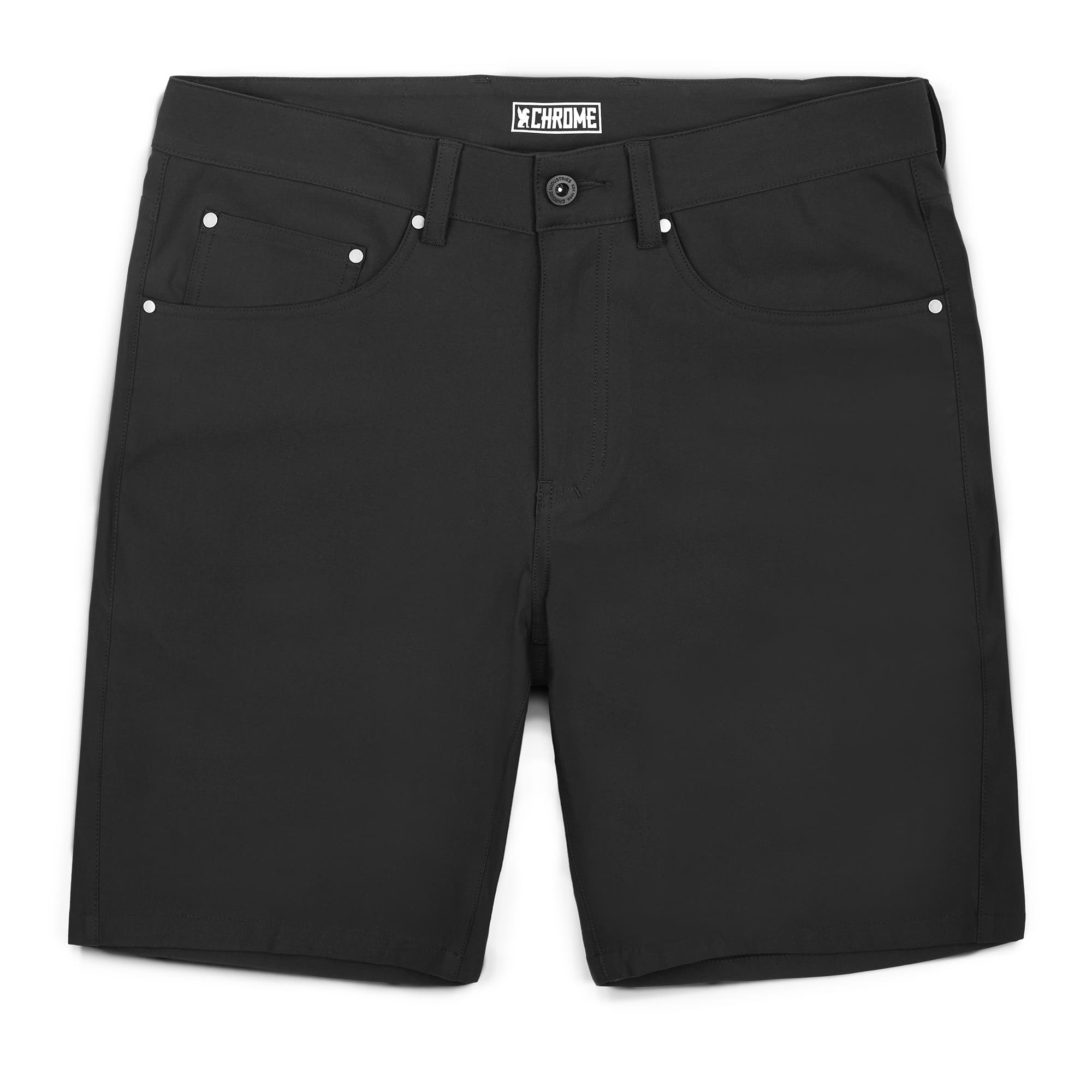 Men's Madrona tech 5-pocket short in black #color_black