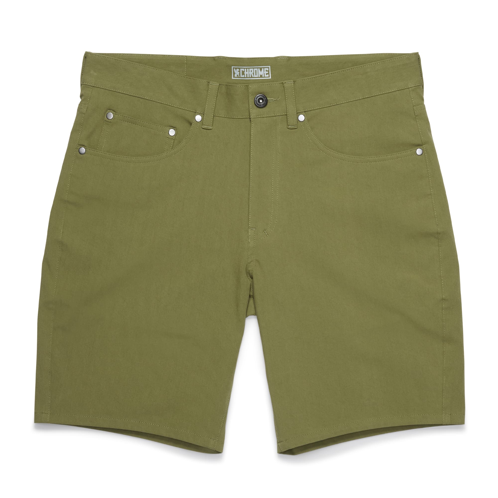 Men's Madrona tech 5-pocket short in green #color_olive branch