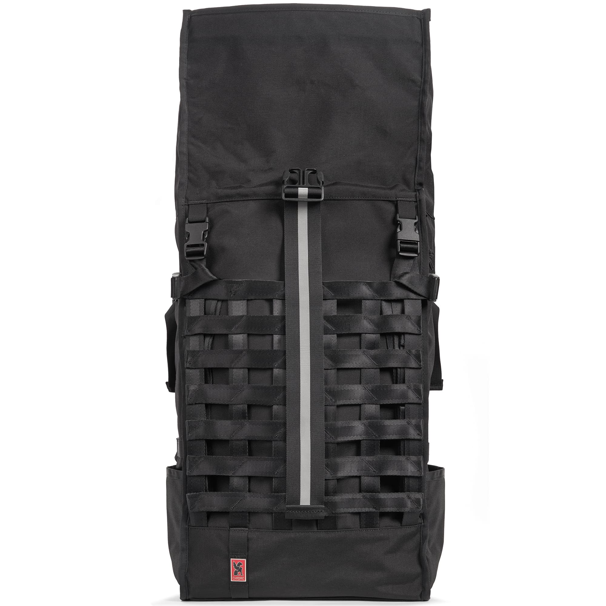 Barrage Pro Backpack unrolled #color_black/red
