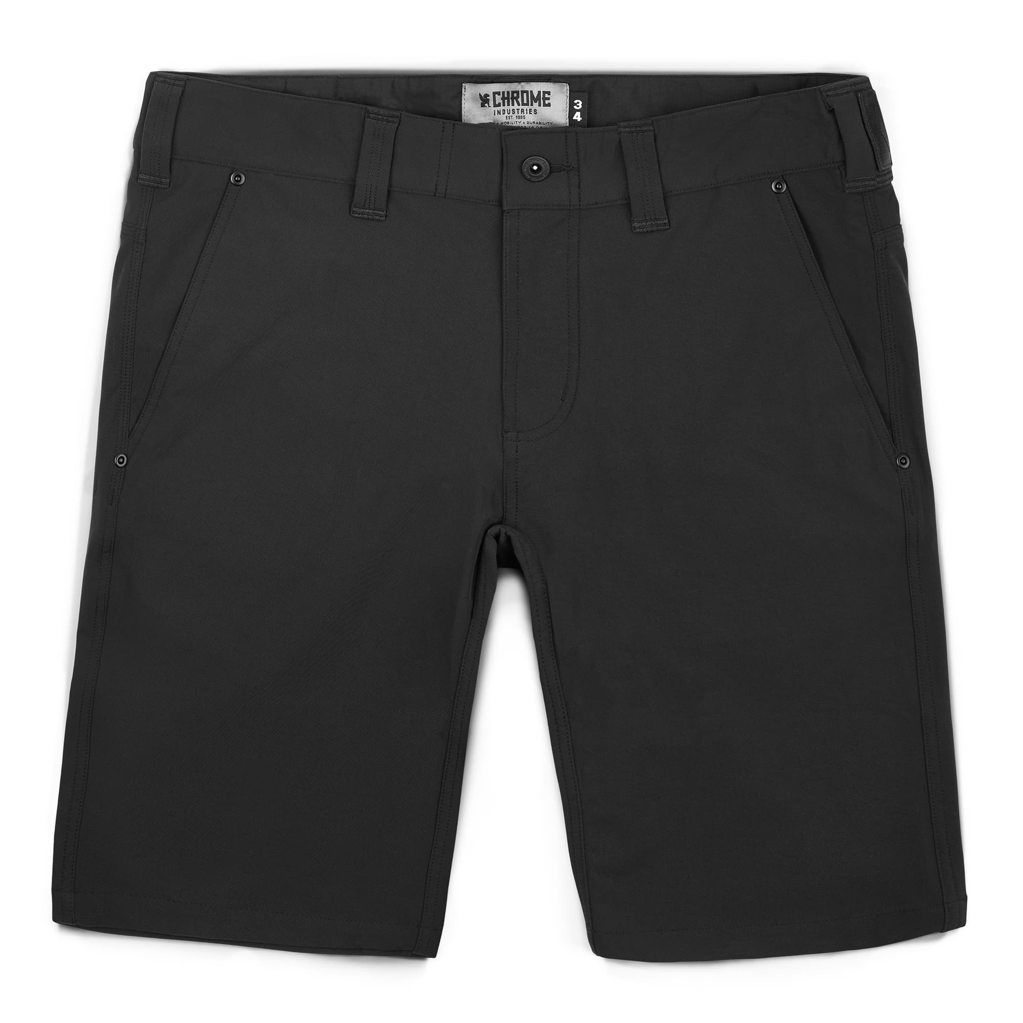 Men's Folsom tech biking Short in black #color_black