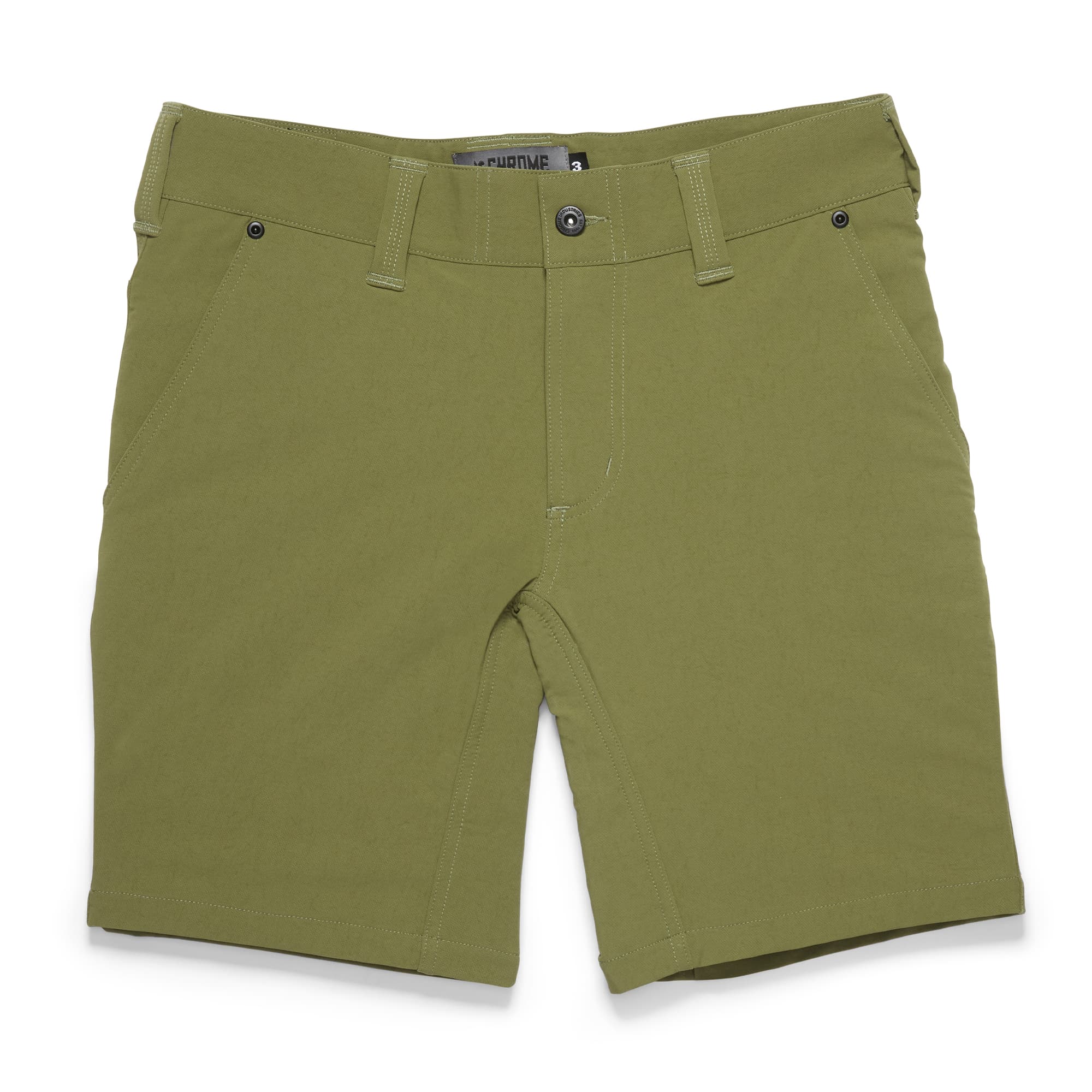 Men's tech Folsom Mid Short in green #color_olive branch