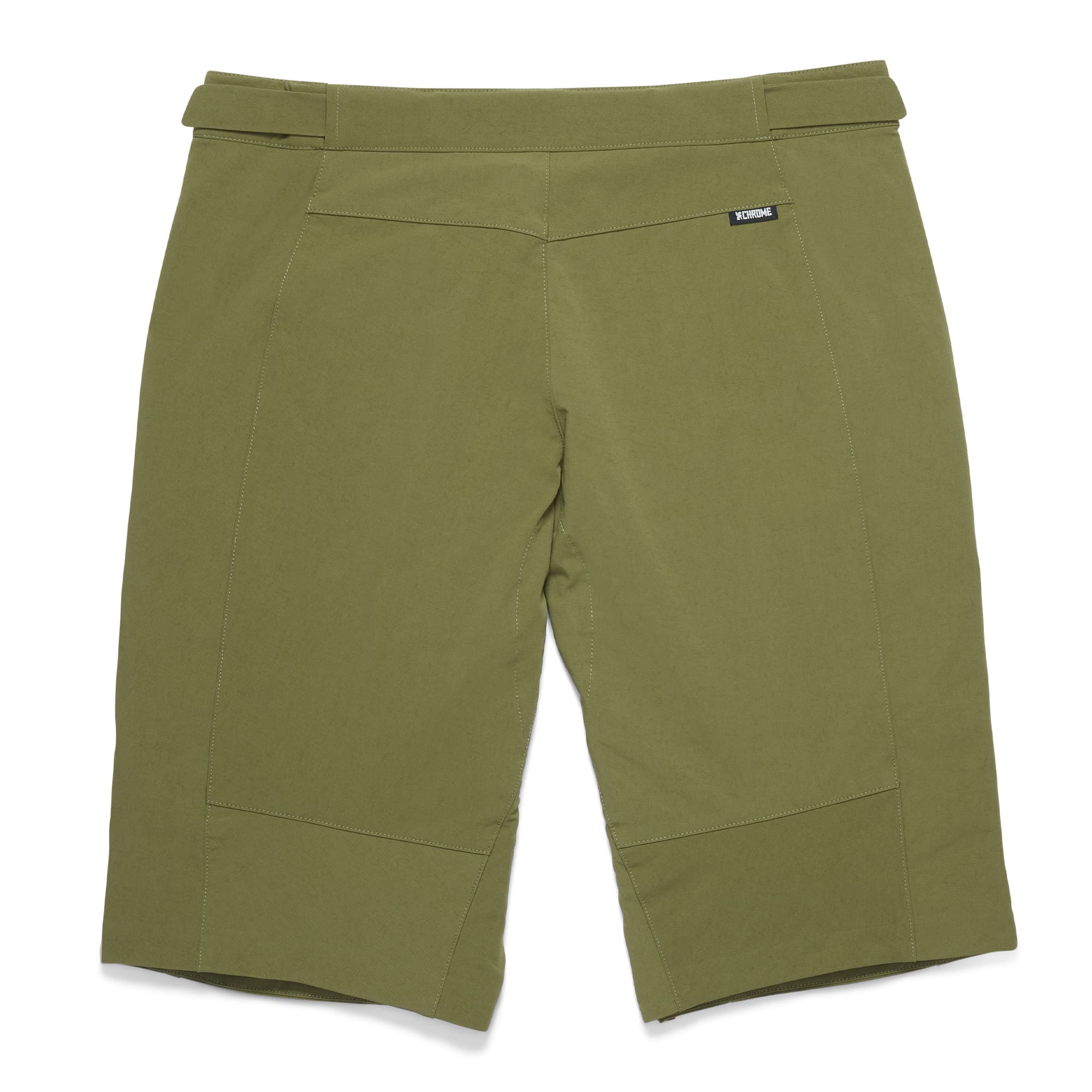 Men's tech Sutro Short in green back view #color_olive branch