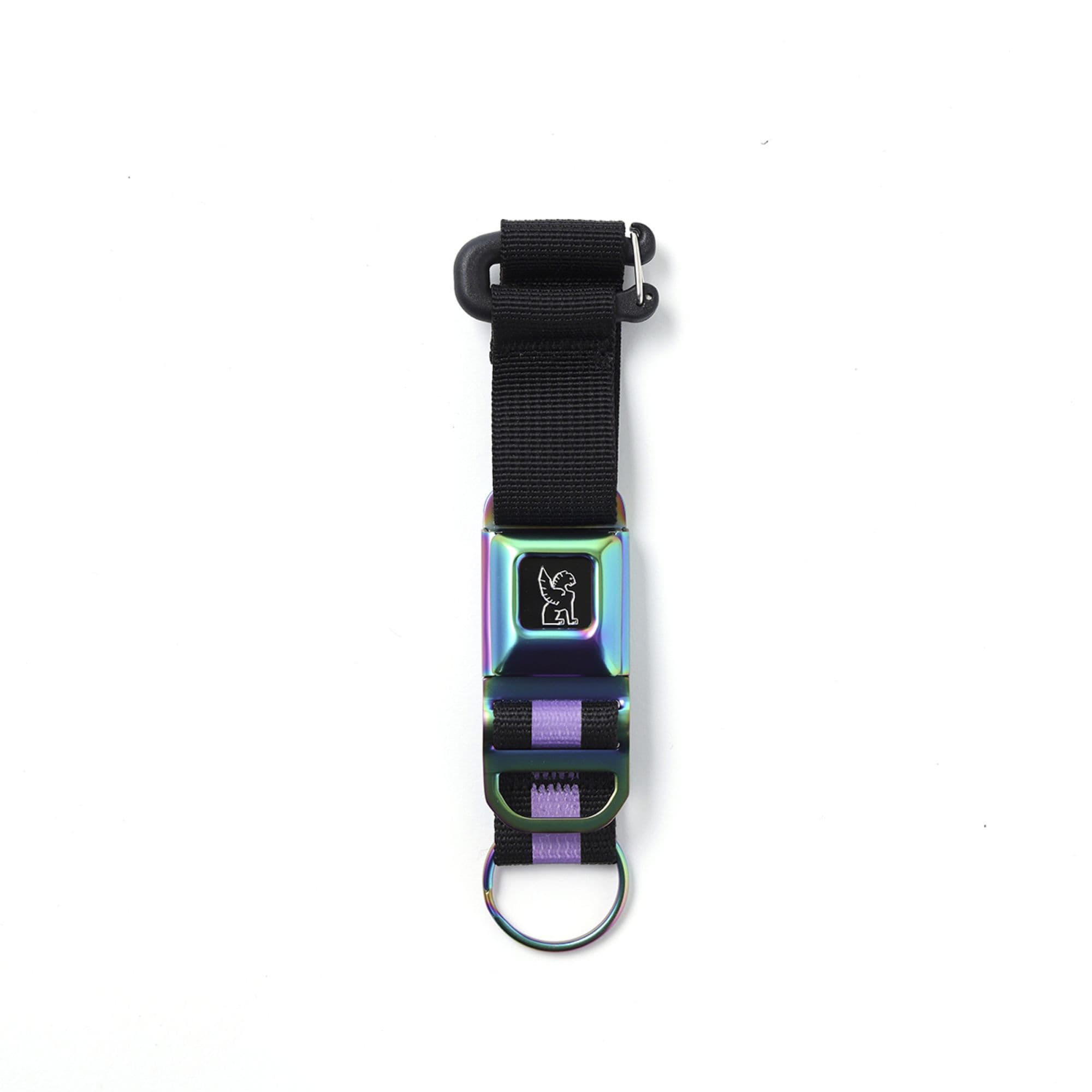 Mini Buckle Keychain in rainbow matte #color_rainbow matte