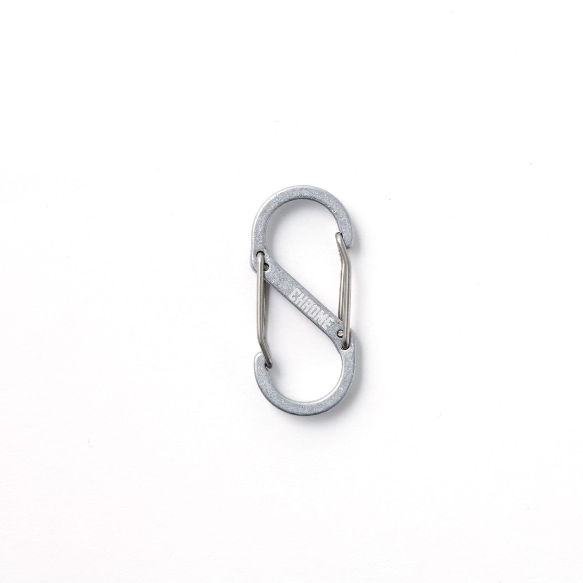 Chrome small S-hook Gear Clip in aluminum #color_raw