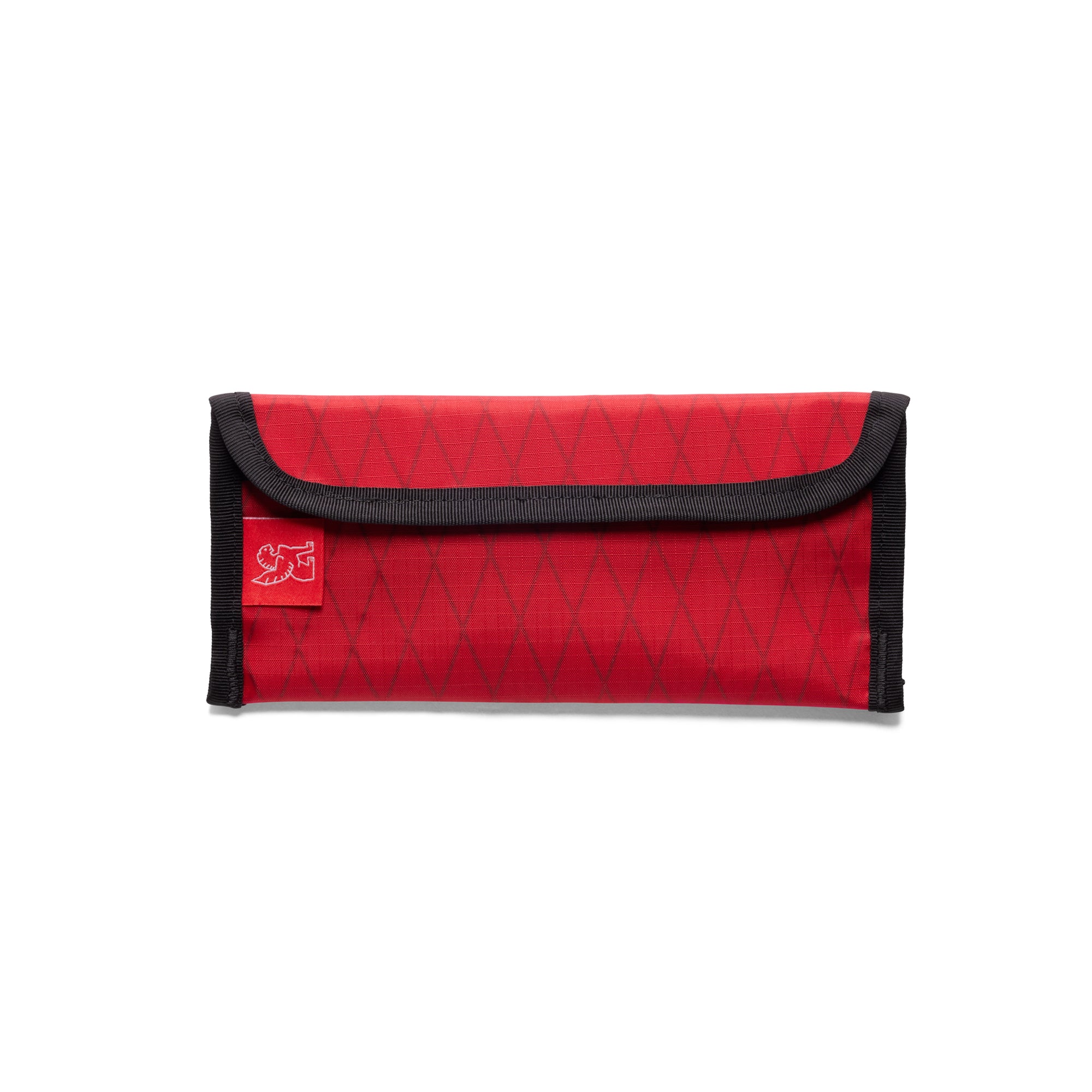 Small utility pouch in red x fabric #color_red x