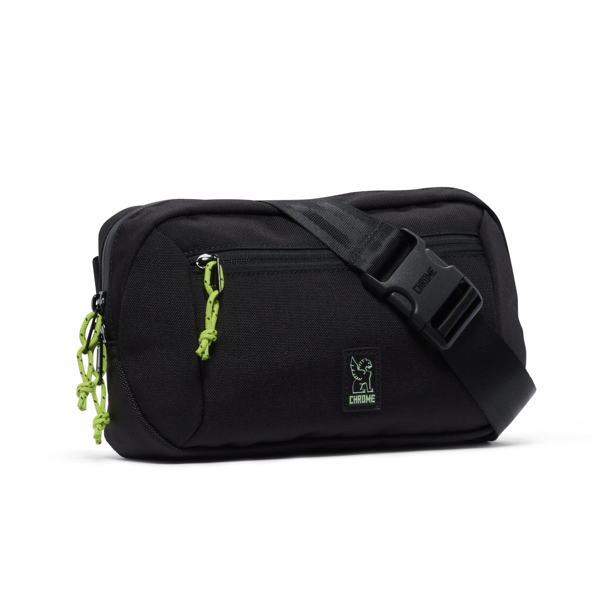 Ziptop waistpack collab with ALC with green liner #color_black / alc green