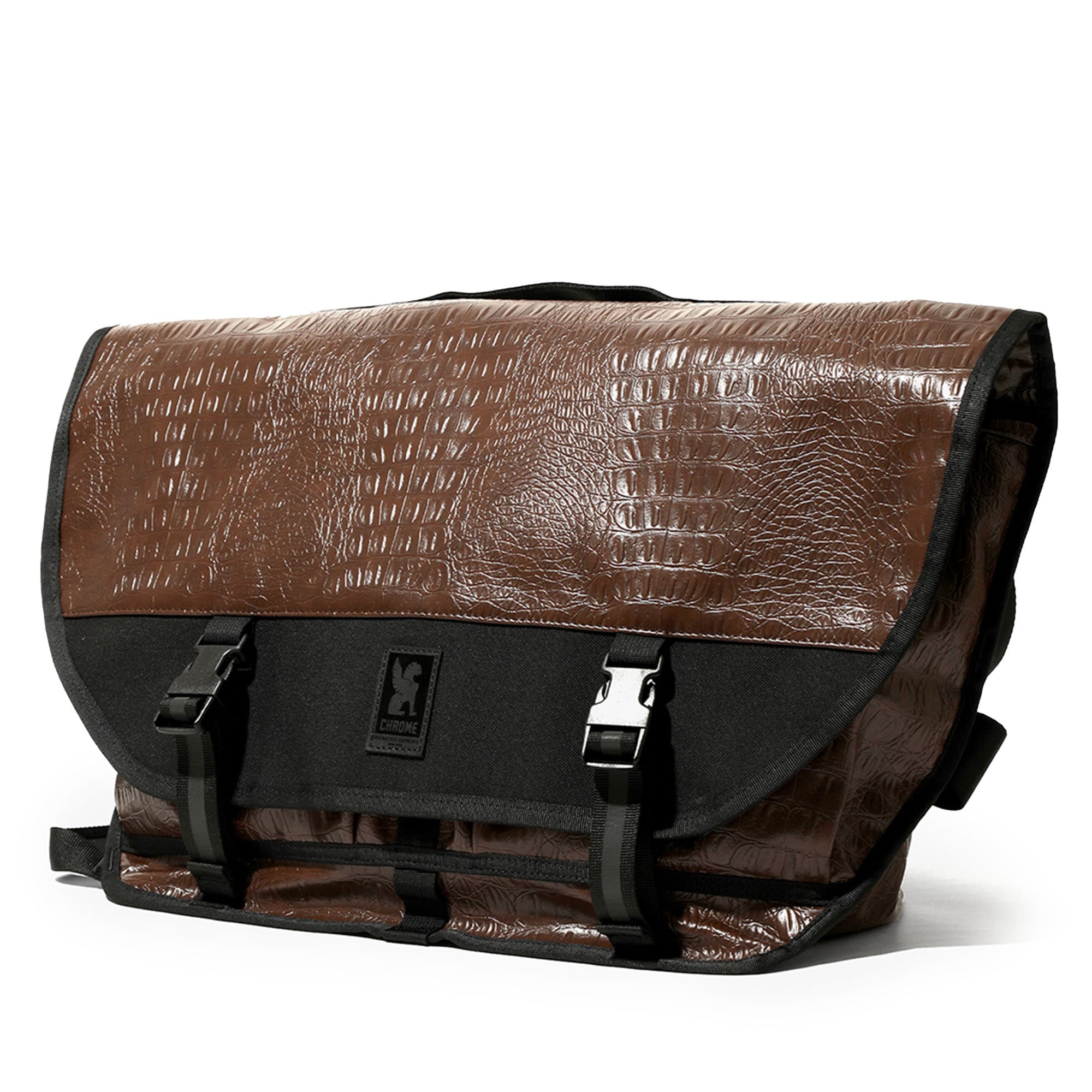 The EG edition Citizen 24L Messenger #color_croco / dark brown