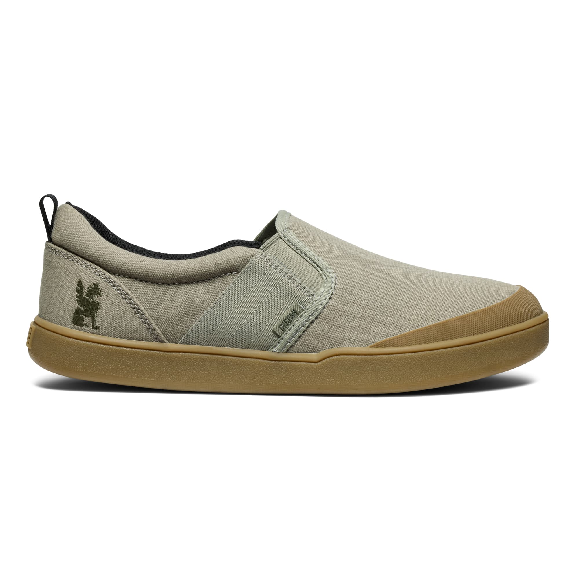 One side of the Boyer slip on shoe in sage #color_sage