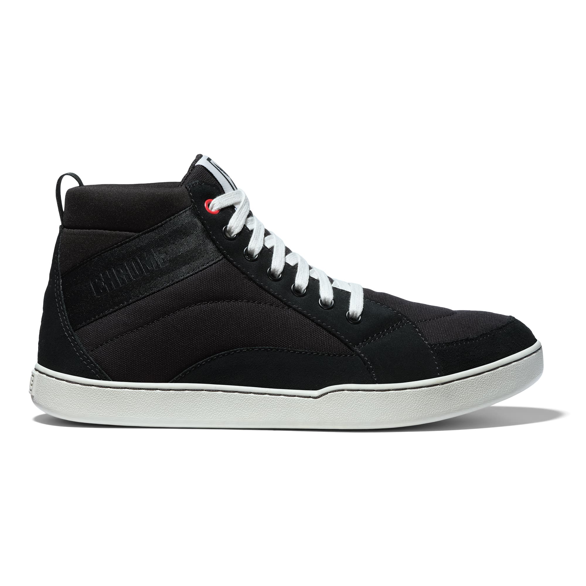 Foster high top in black with a white sole #color_black / white