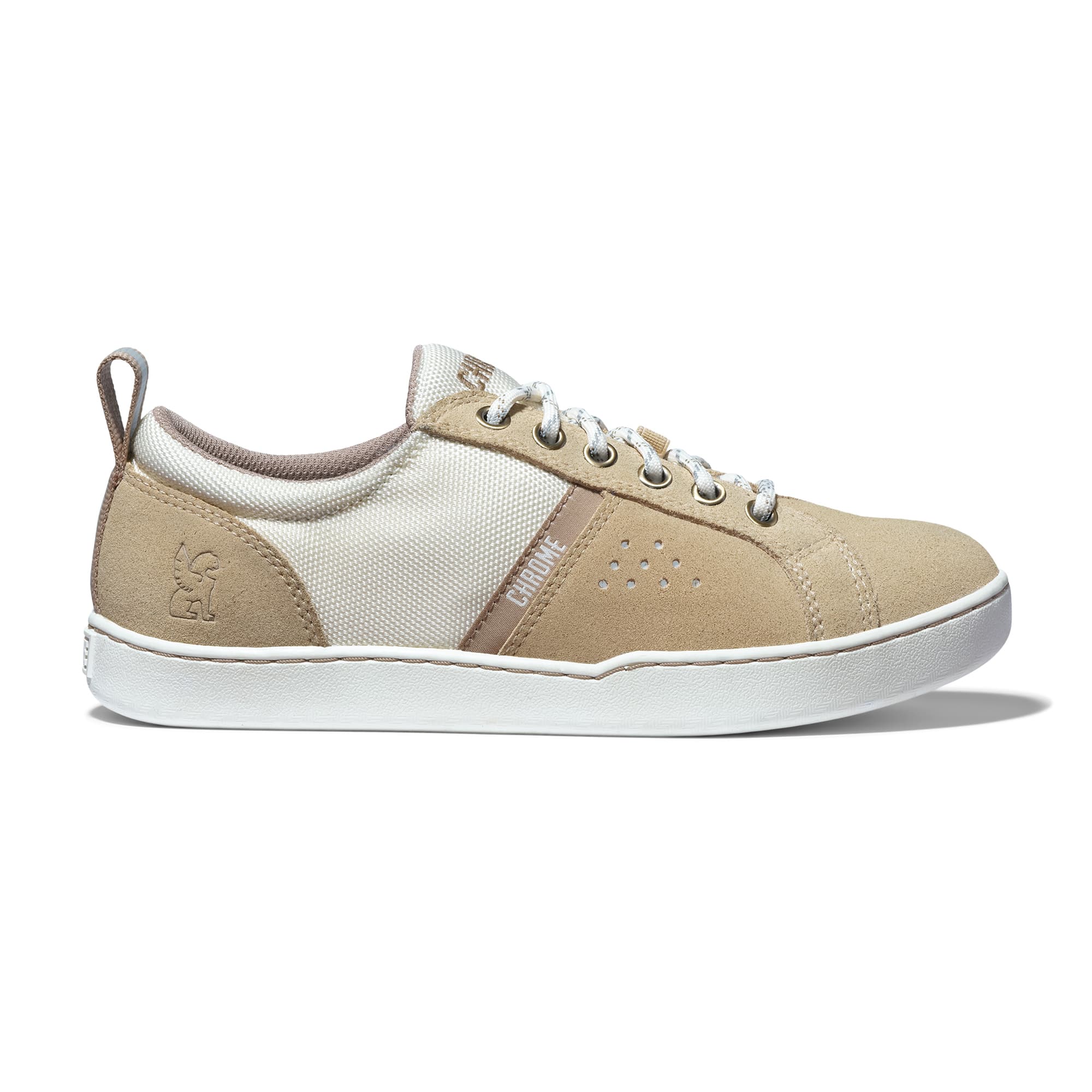 Sylvan Sneaker in beige with a white sole #color_desert/cloud