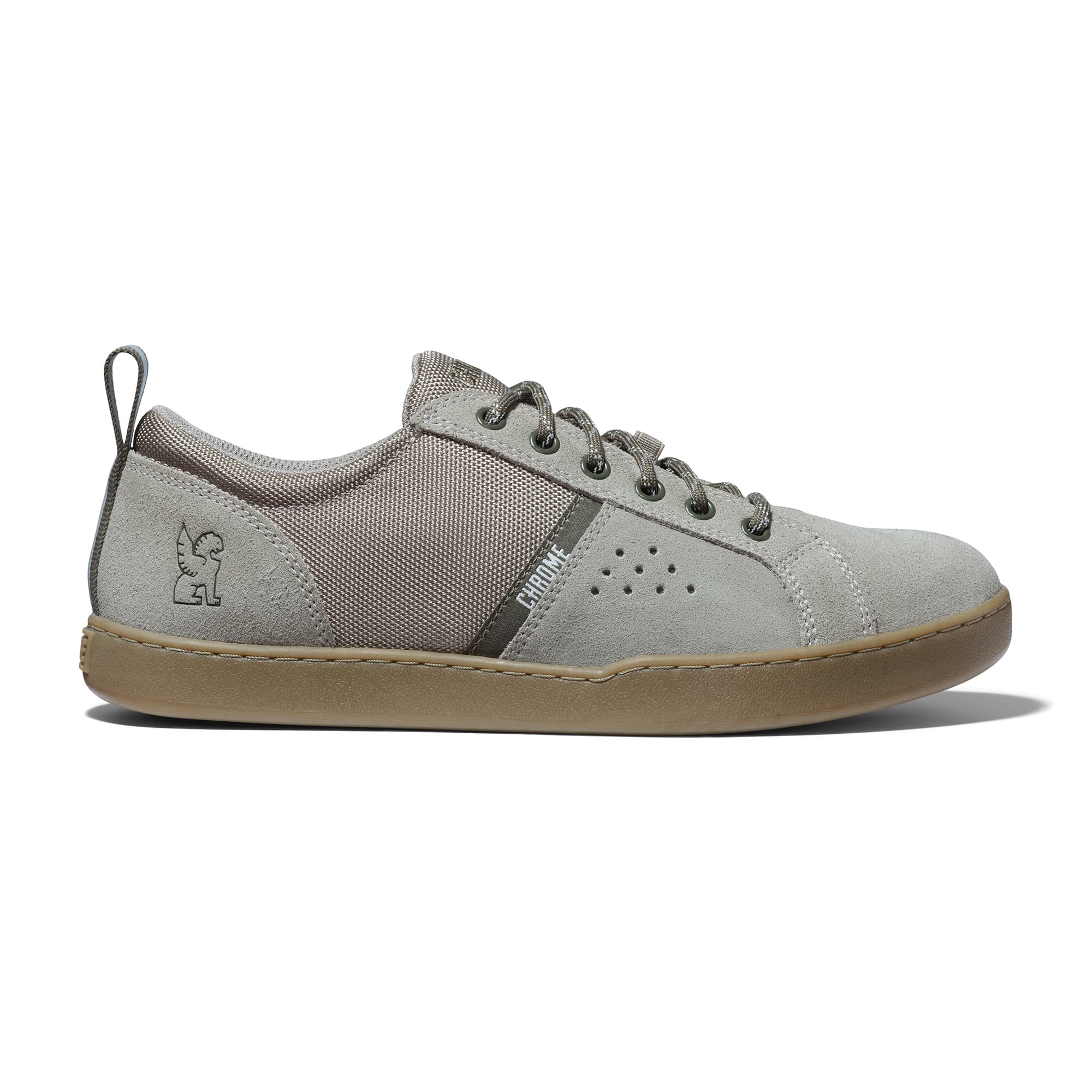 Sylvan Sneaker in sage with a brown sole #color_sage/gum