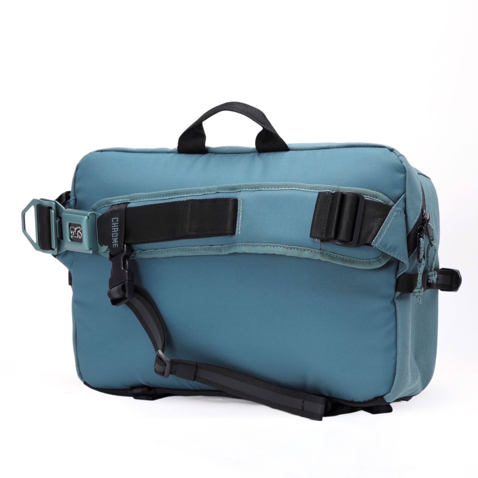 The back of the Kadet Max in Steel Blue #color_steel blue