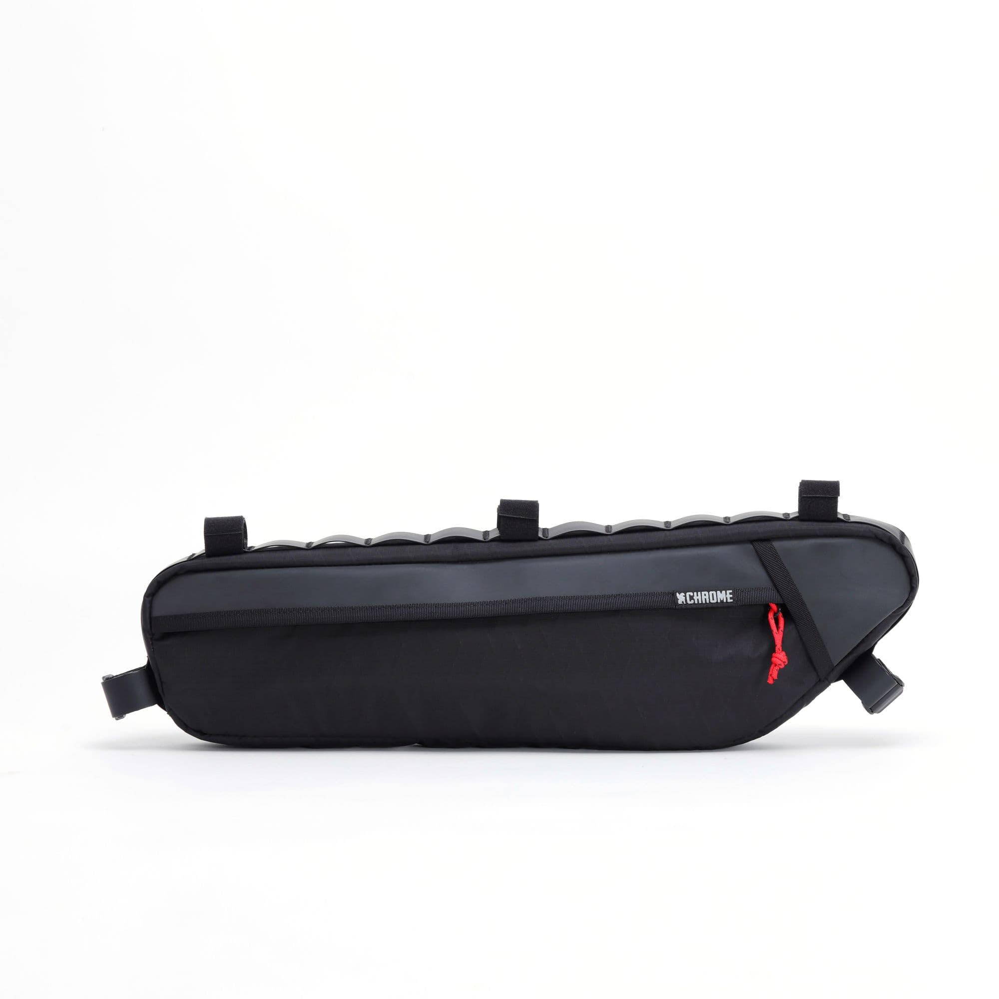 The side of the Holman Frame Bag L-XL in black reflective #color_black xrf