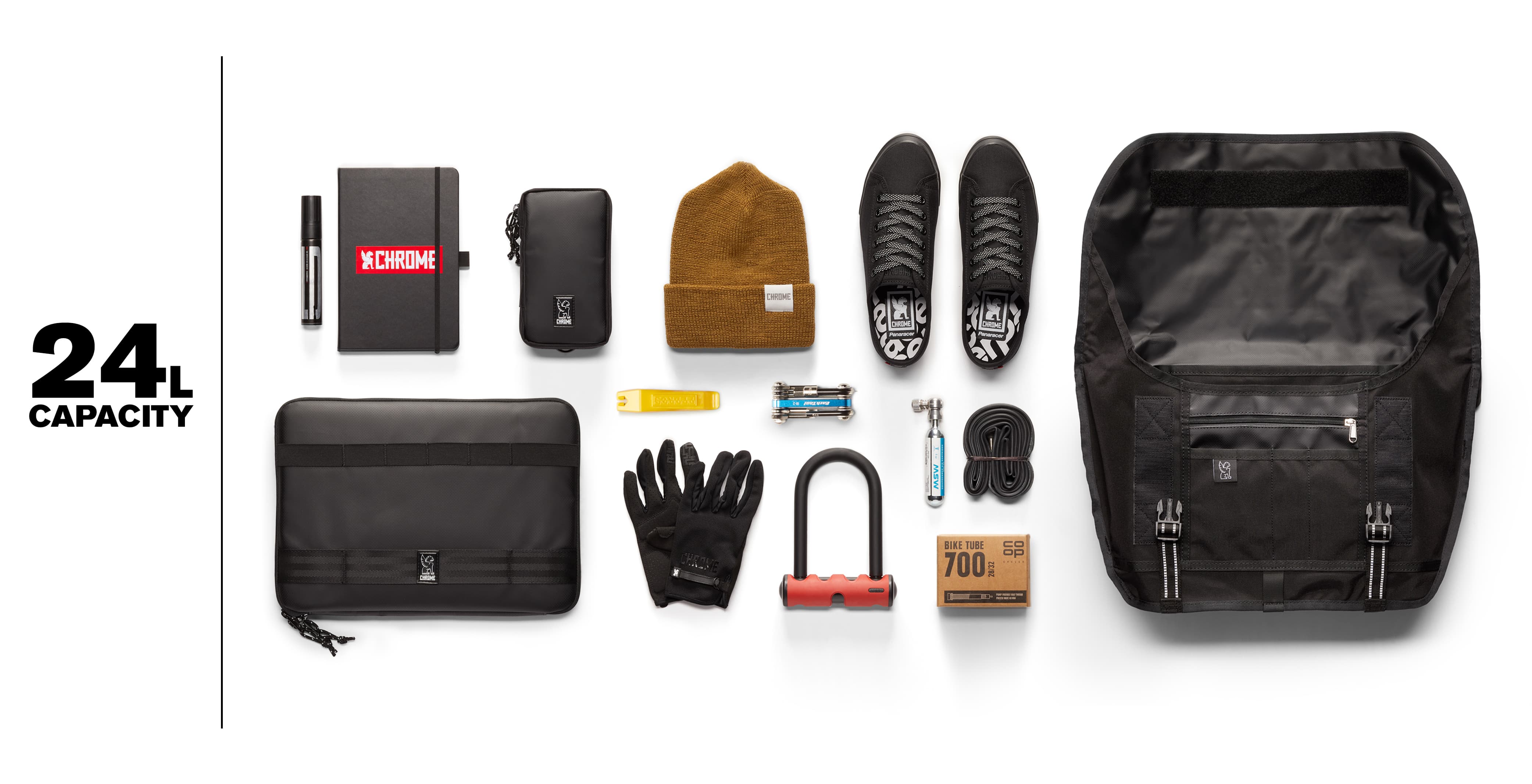 What fits in the Citizen Messenger Bag