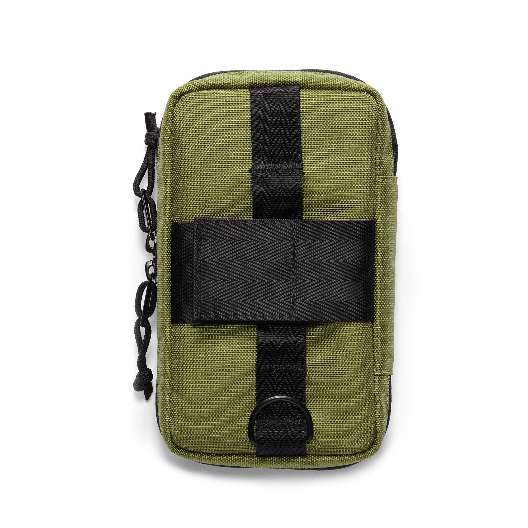 Tech Accessory Pouch in Olive Branch green back of pouch #color_olive branch