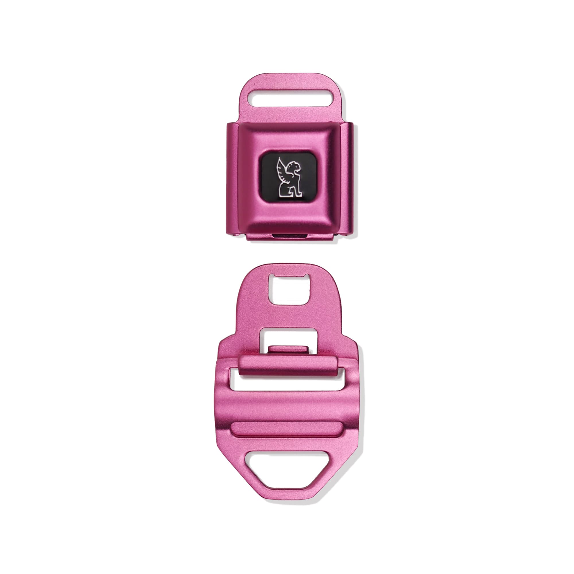 Seatbelt buckle medium in pink un hooked  #color_pink