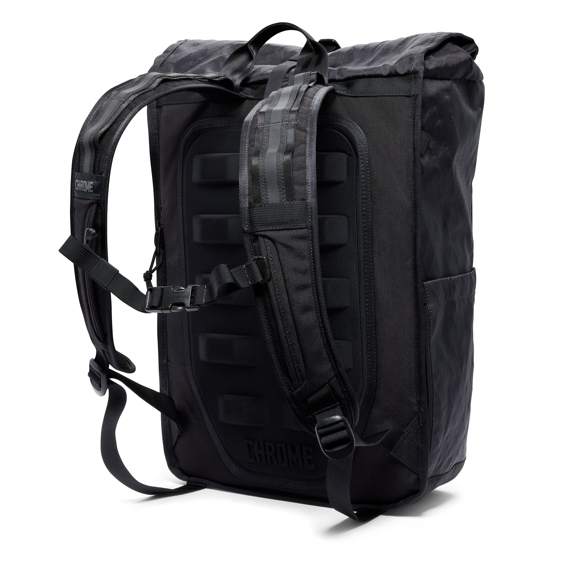 Bravo 4.0 backpack in black x fabric strap view #color_black x