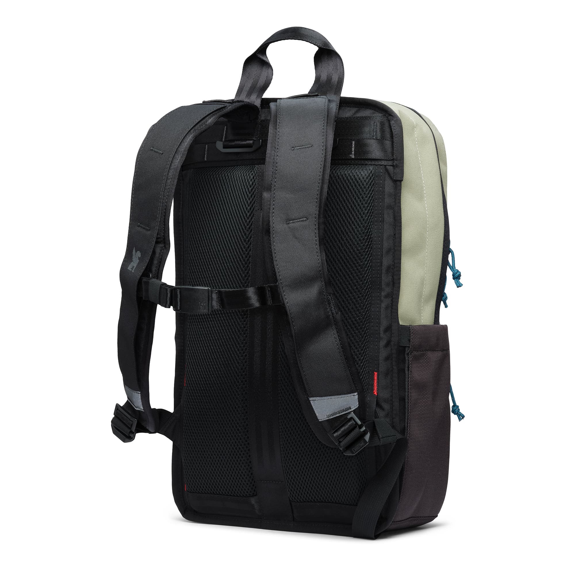 The back of the Hondo 18L pack in sage #color_sage