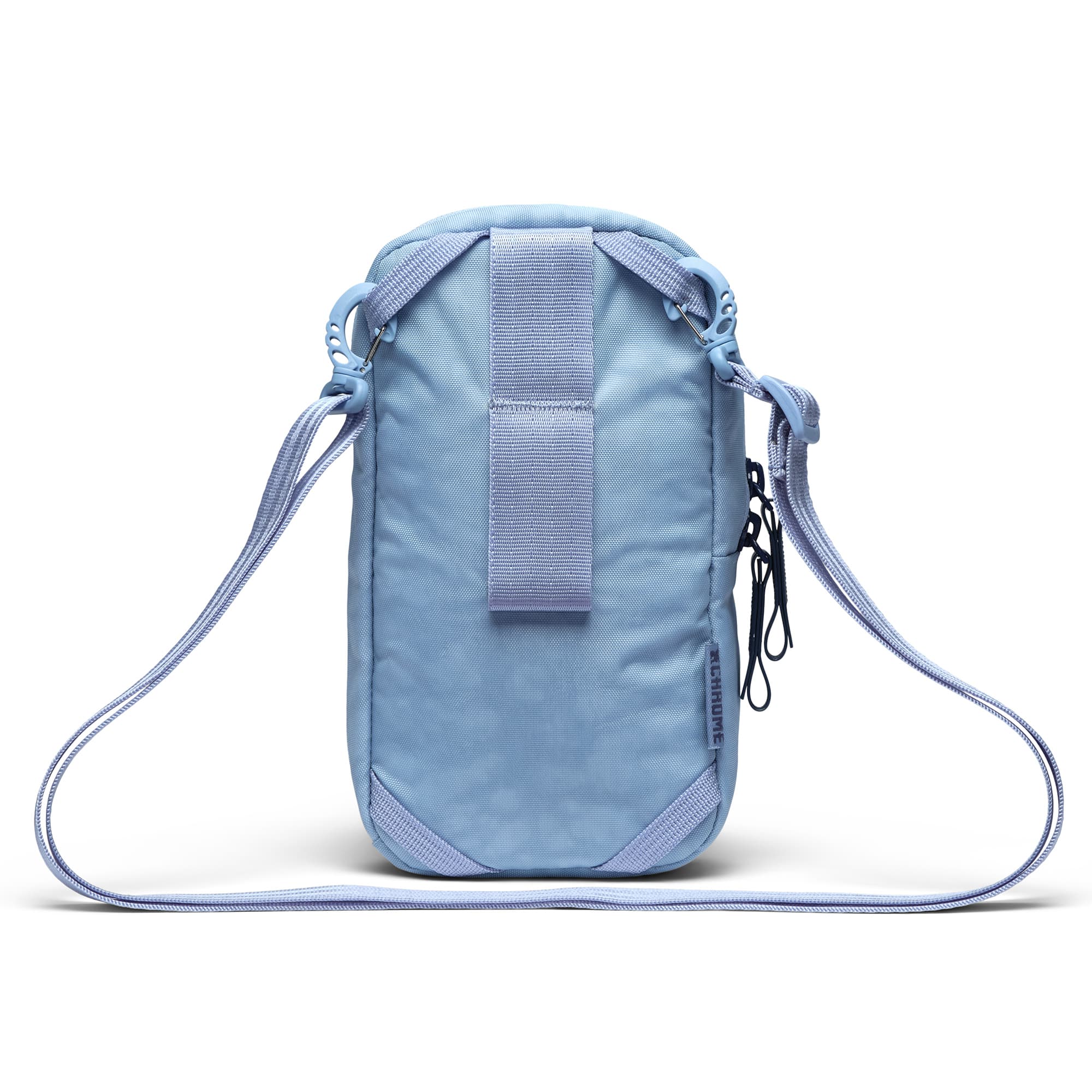 The back of the Logan Pouch in light blue #color_ice shadow