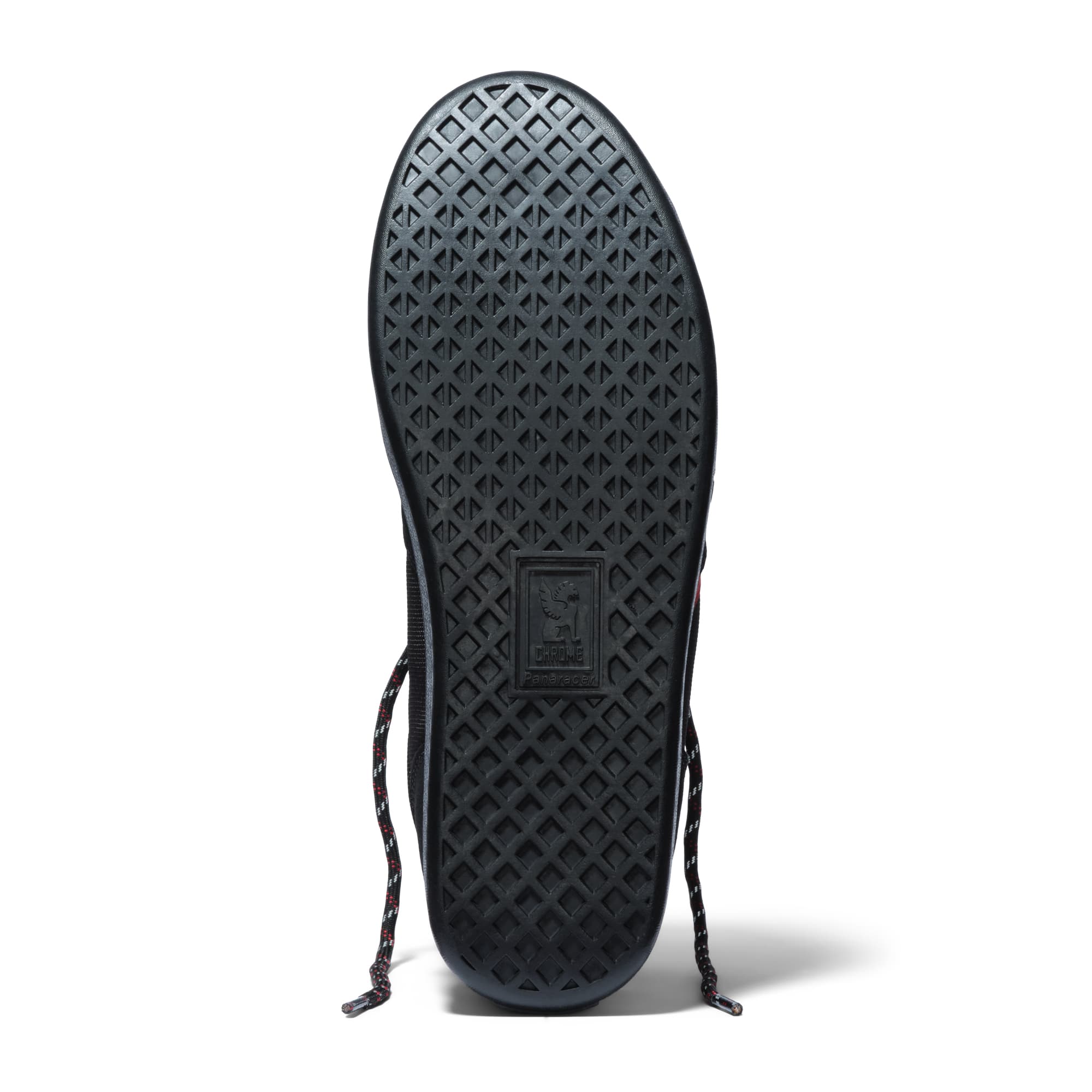 Bottom sole of the Sylvan Sneaker in black with a black sole #color_black/black