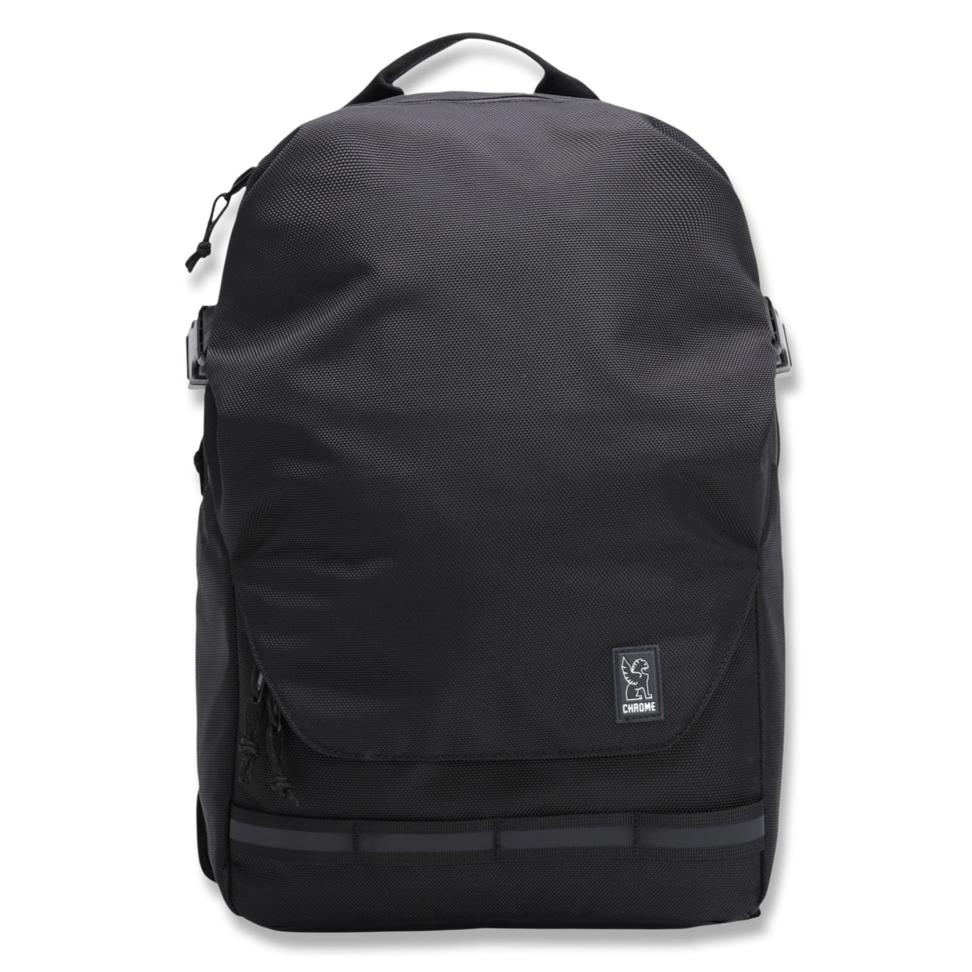 The full front of the Extlek 24L Backpack in black #color_black