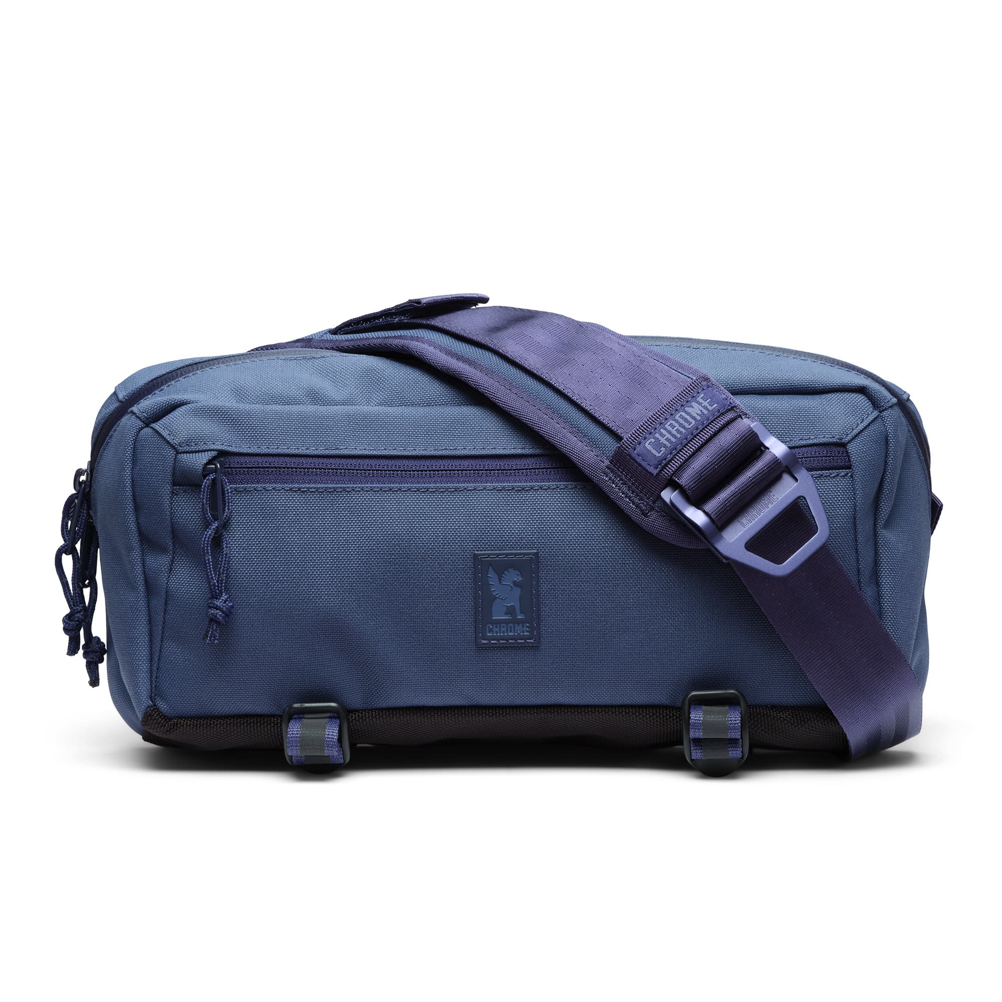 The front of the Mini Kadet in blue #color_indigo