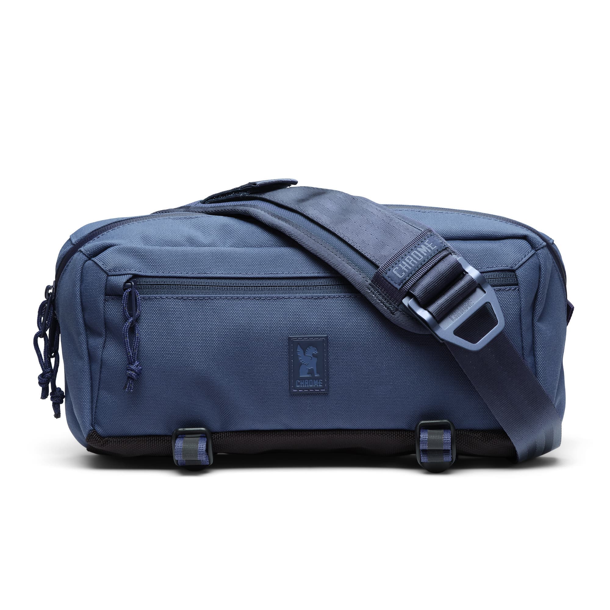 The front of the Mini Kadet in blue #color_indigo