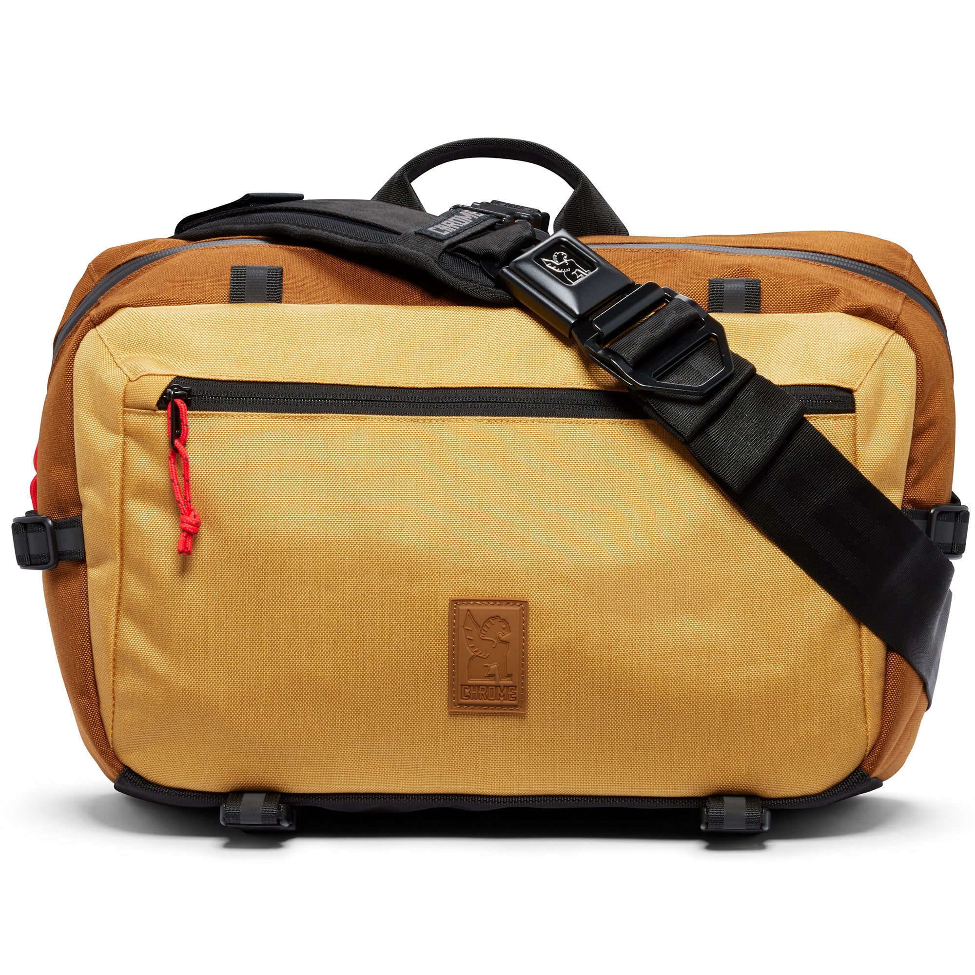 15L sling Kadet Max in amber tritone front view #color_amber tritone