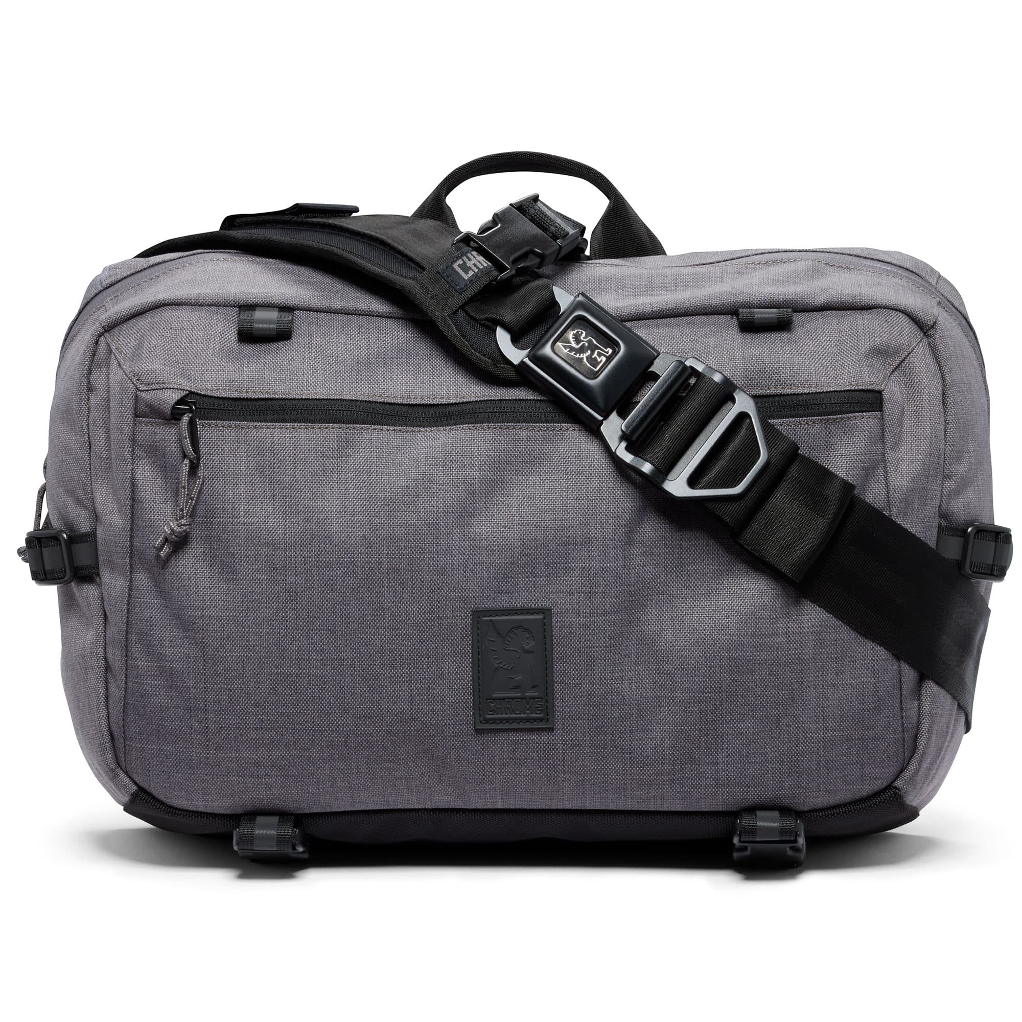 The full front of the Kadet max 15L in grey #color_castlerock twill