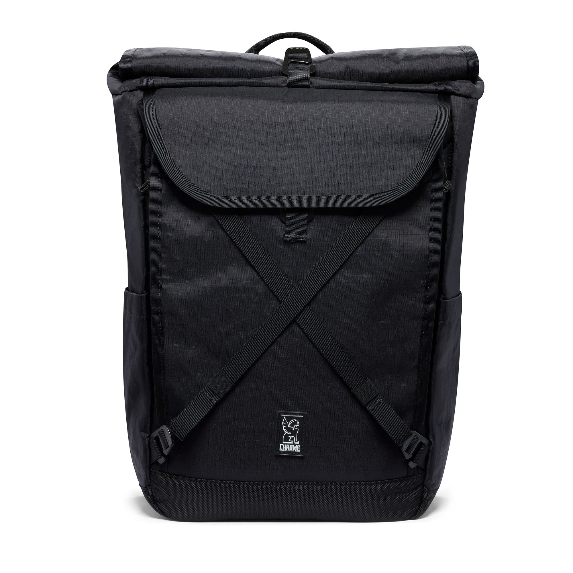 Bravo 4.0 backpack in black x fabric front view #color_black x