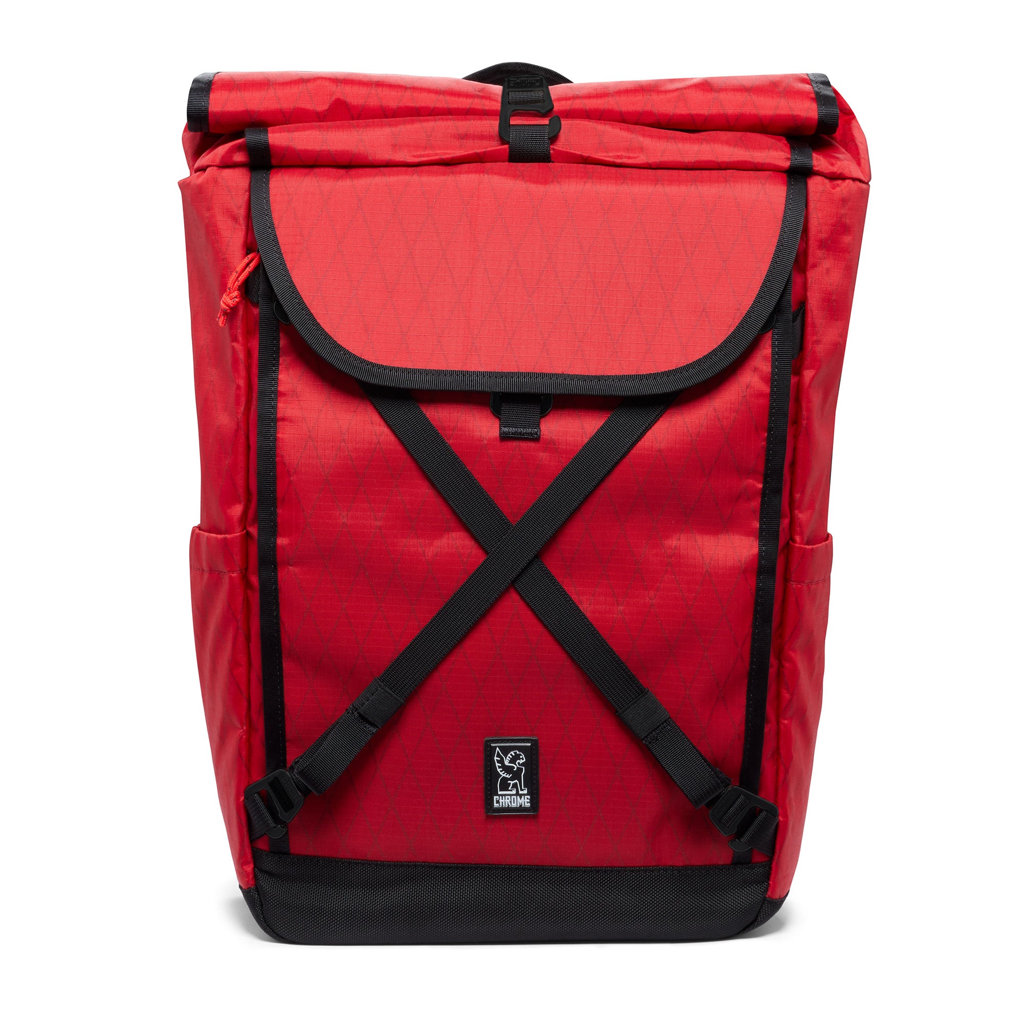 Bravo 4.0 backpack in red x fabric front view #color_red x