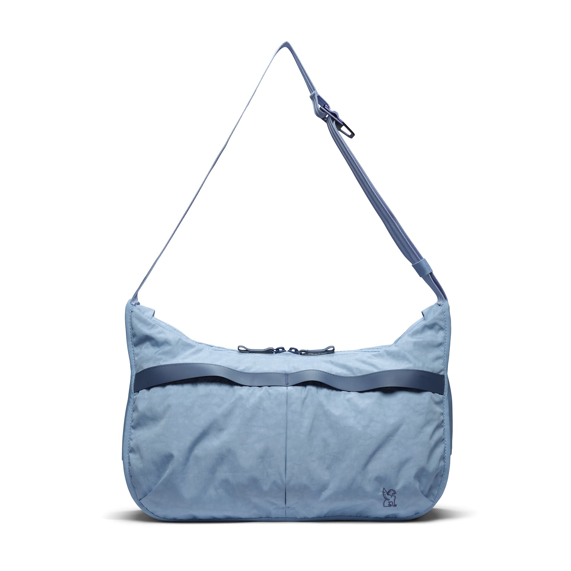 The full front of the Yoyogi messenger in light blue #color_ice shadow