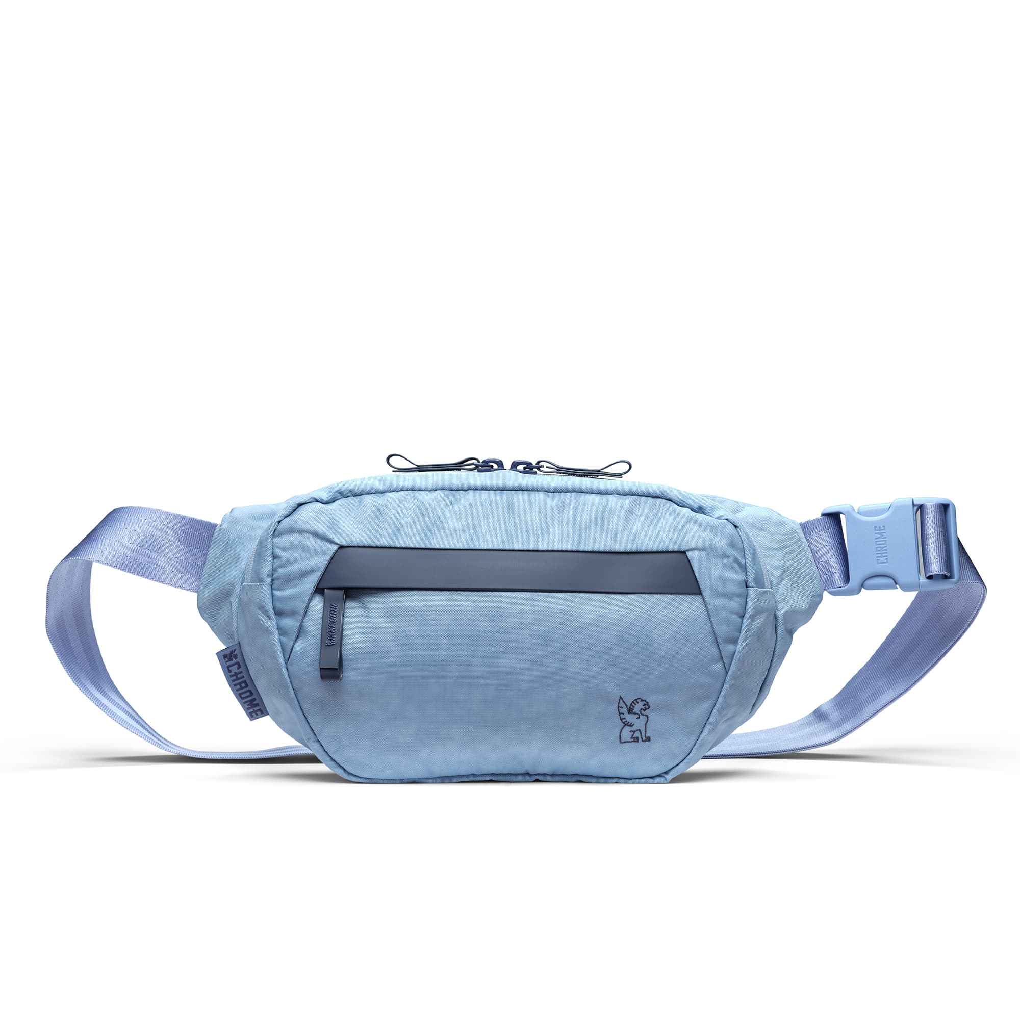 The full front of the Sabin 3L Sling in light blue #color_ice shadow