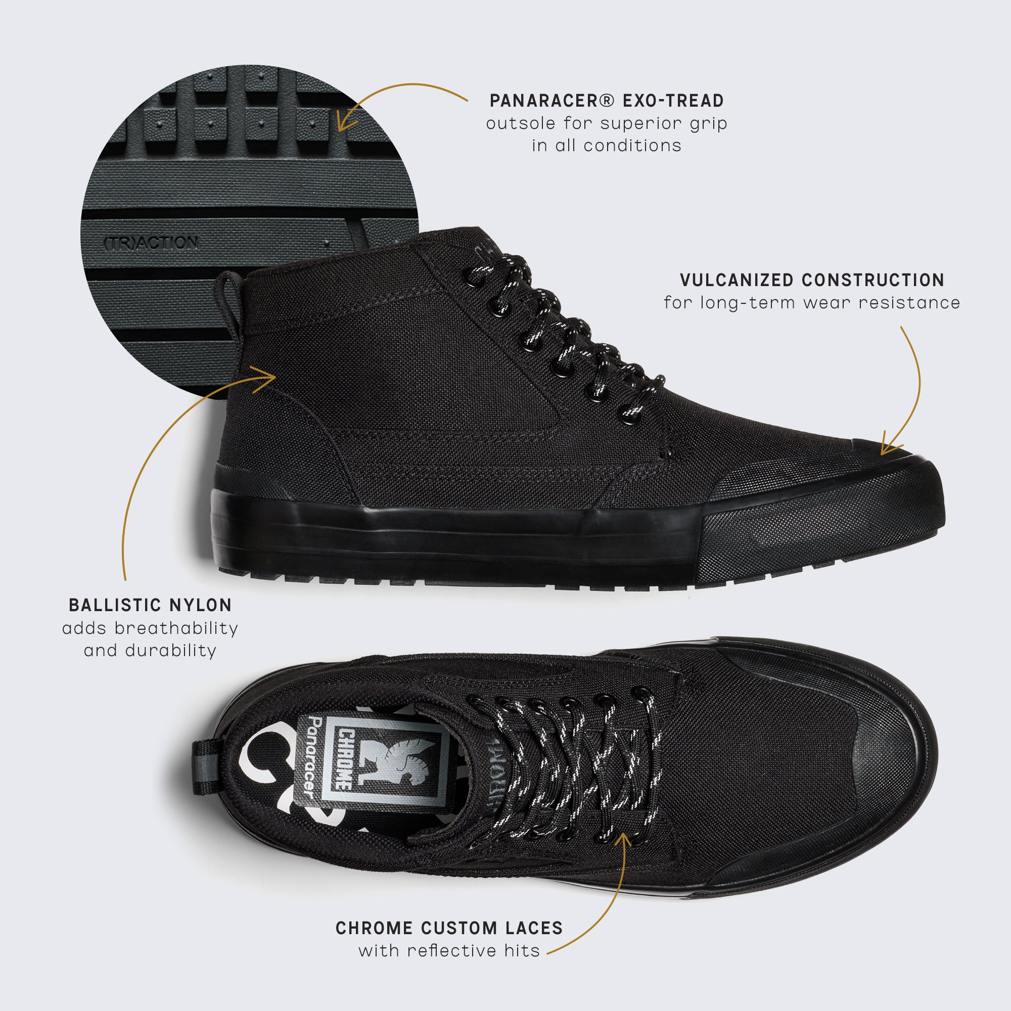 415 Boot features for the black boot #color_black / black