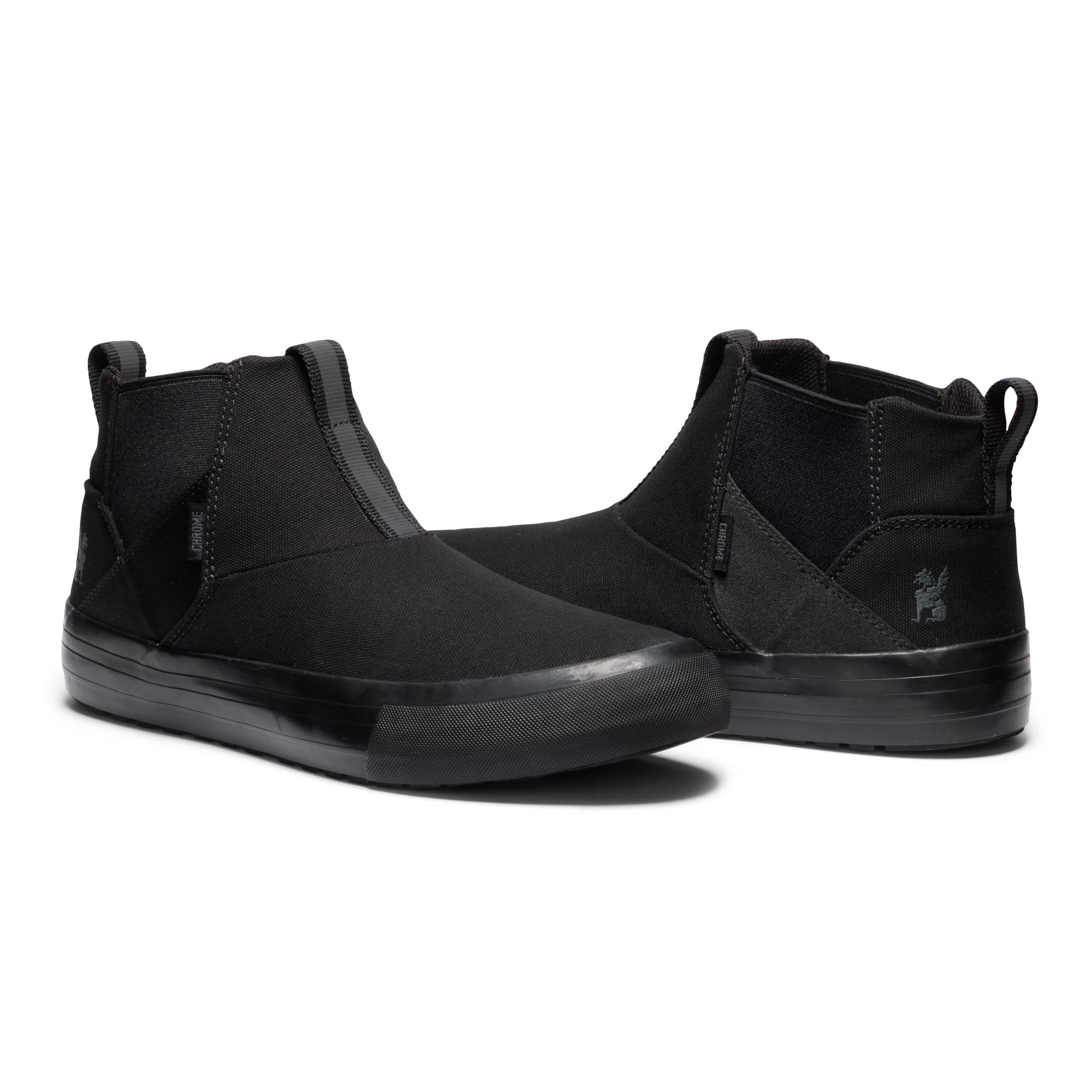 Boyer Boot in black front and back #color_black