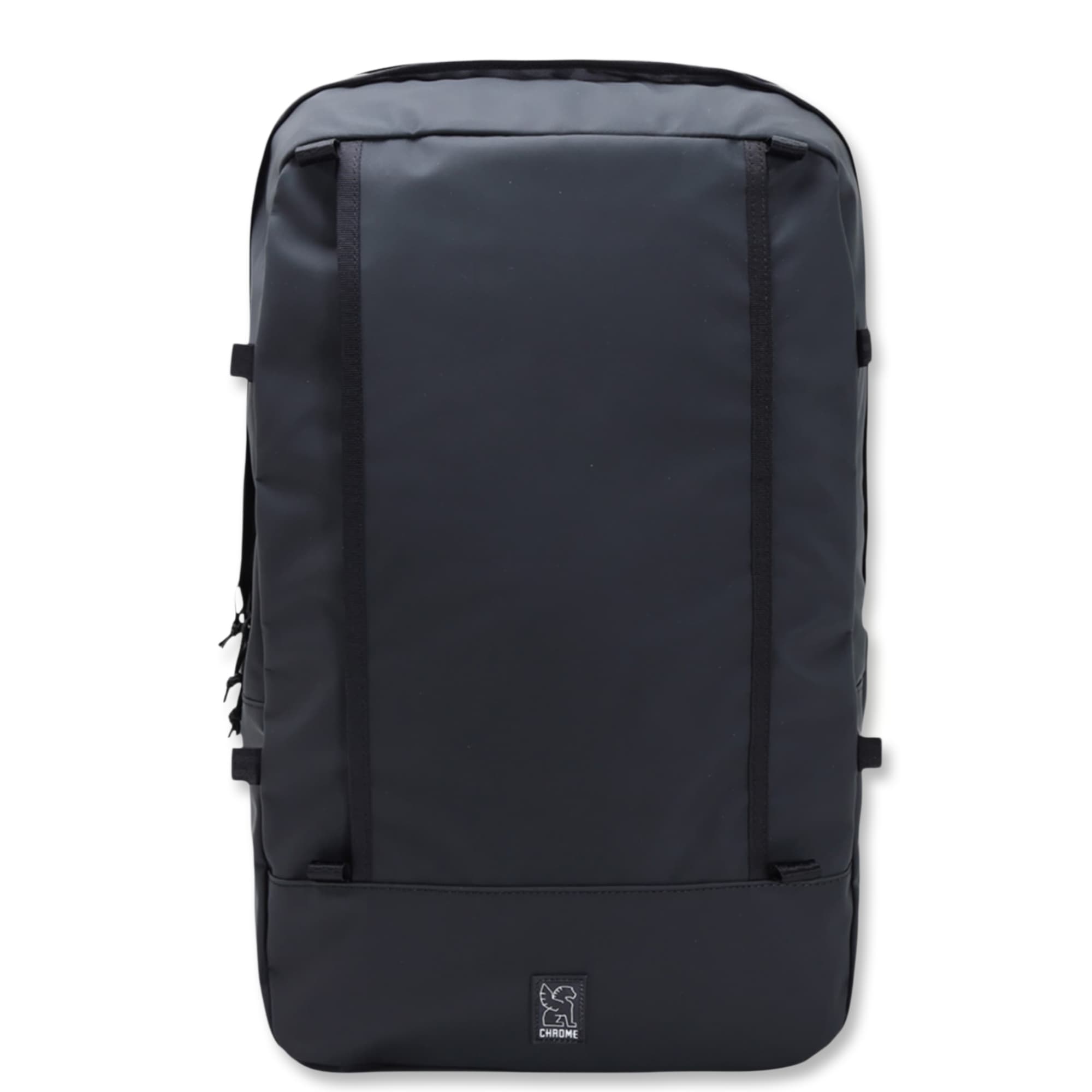 The front of the Cohesive backpack in Black tarp #color_black tarp
