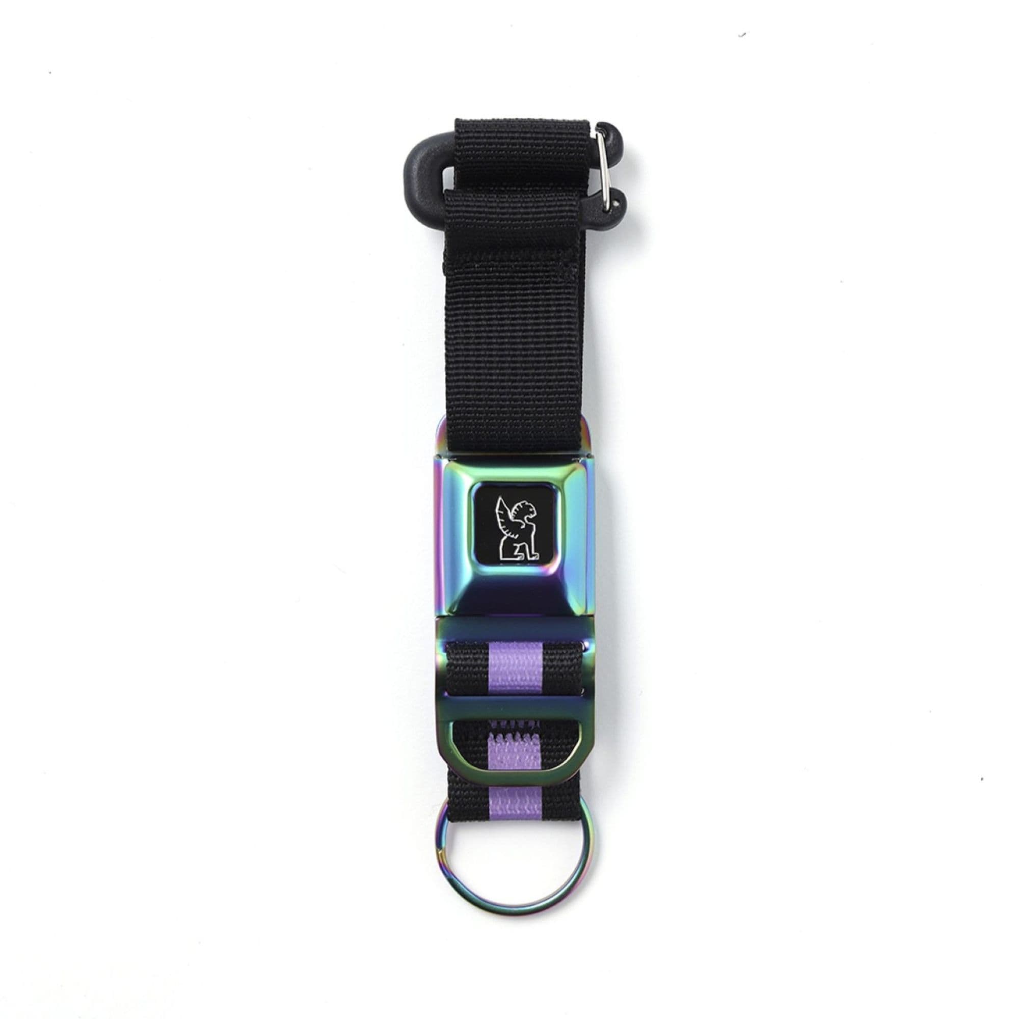 Mini Buckle keychain in radiant grid buckle #color_radiant grid