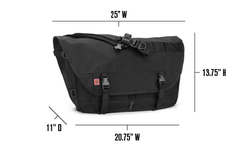 Measurements of the Berlin Messenger Bag