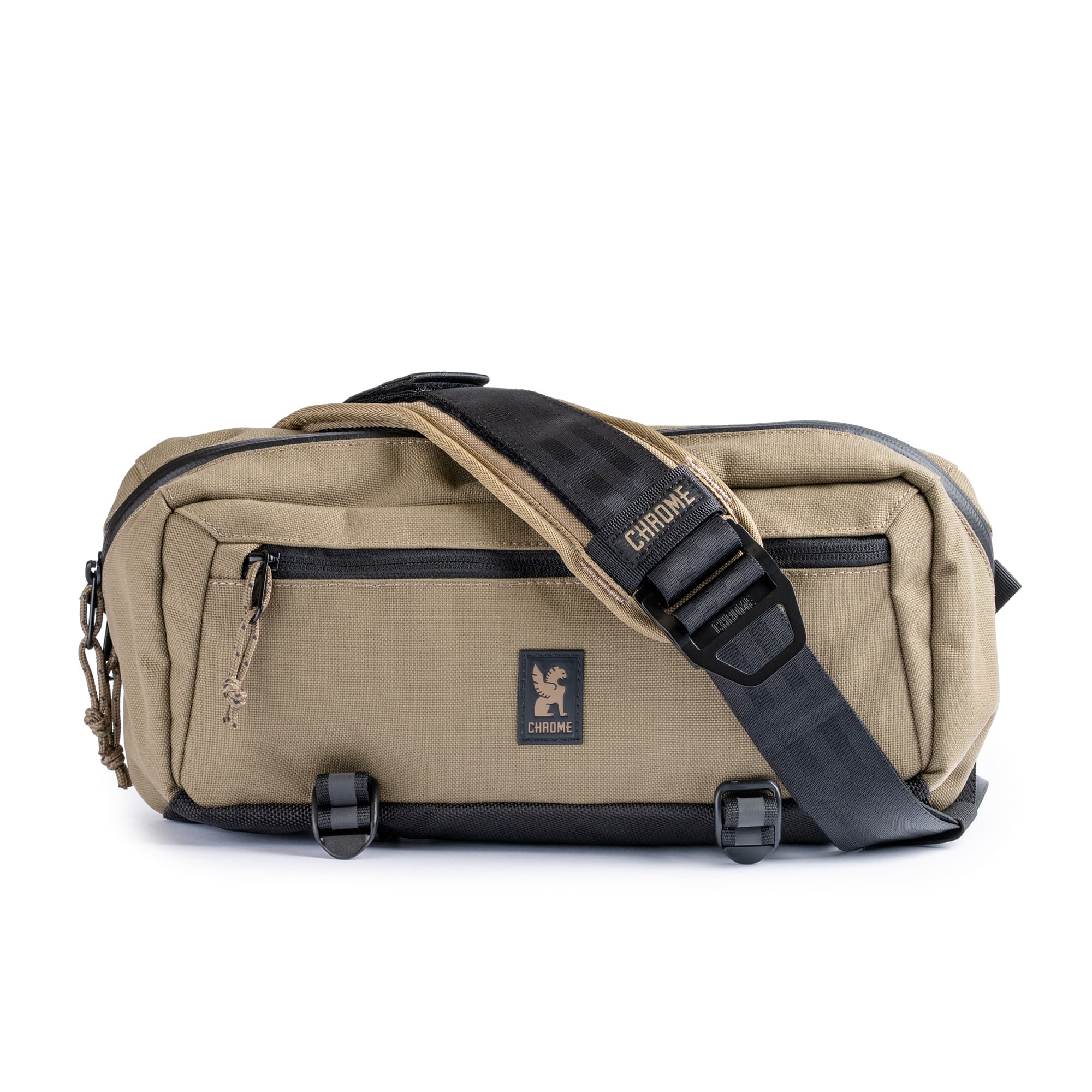 The full front of the Mini Kadet 5L Sling in Coyote brown #color_coyote