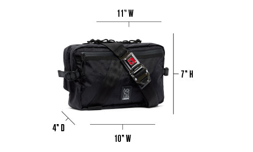Tensile Sling bag measurements