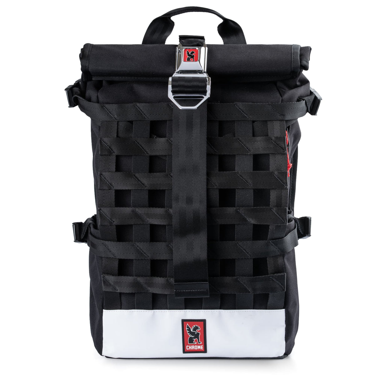 The full front of the Barrage 22L in new Classic Black White #color_classic / black / white
