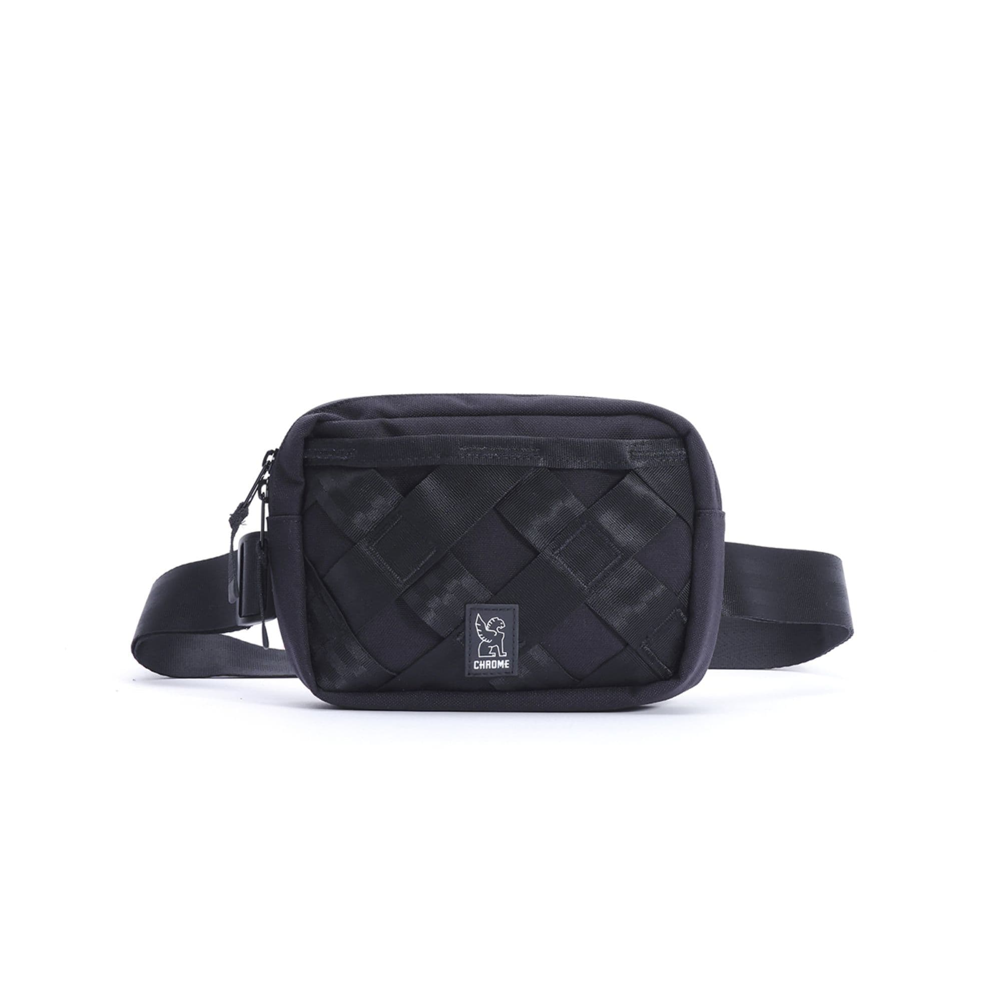 The full front of the Barrage 2L Sling in black #color_black x