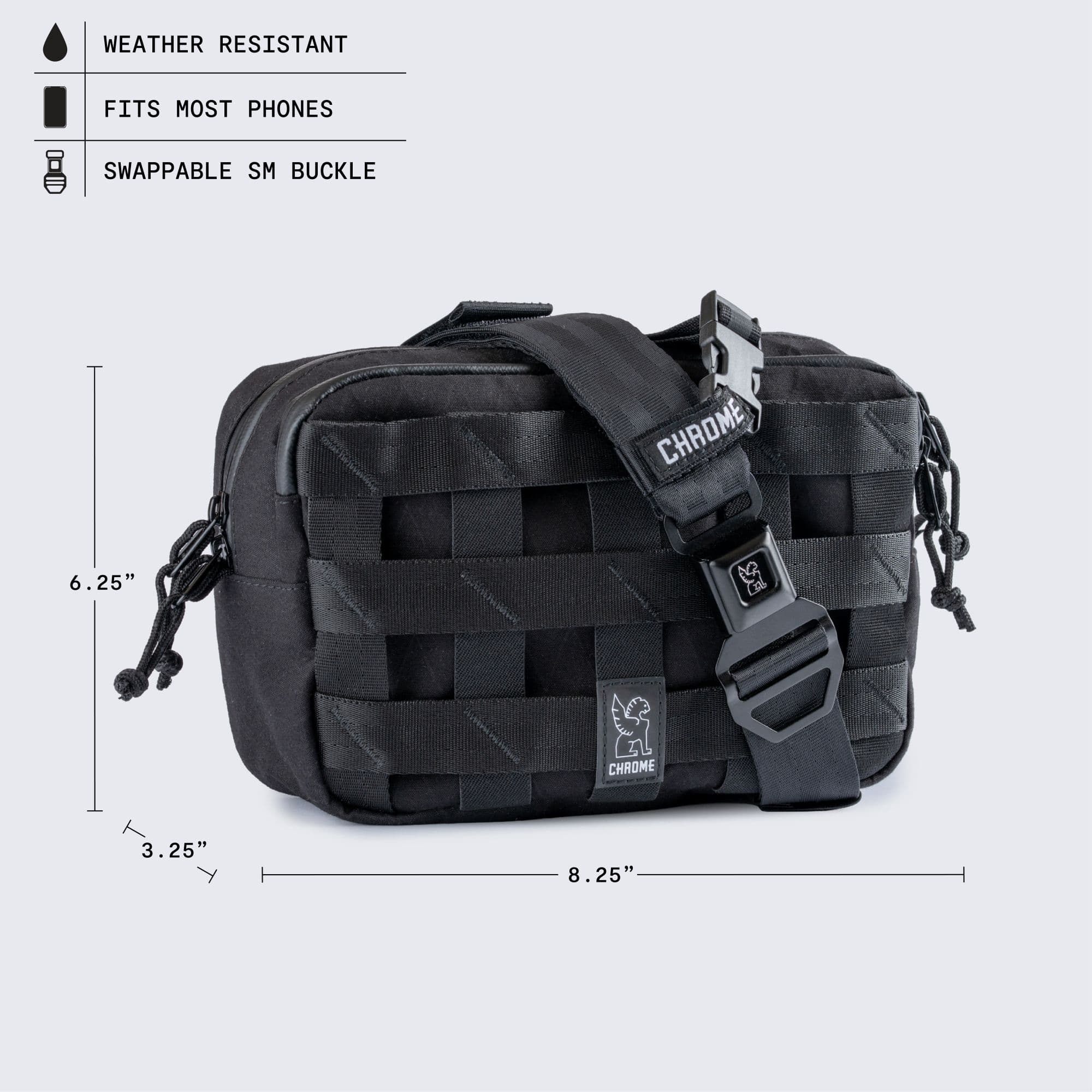 The dimensions of the Barrage 5L Sling