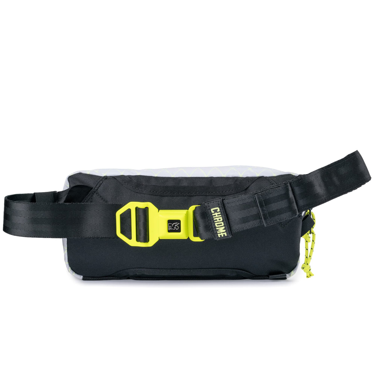 The back of the new color Micro Kadet Sling in White Yellow Neon X #color_White / Neon Yellow X