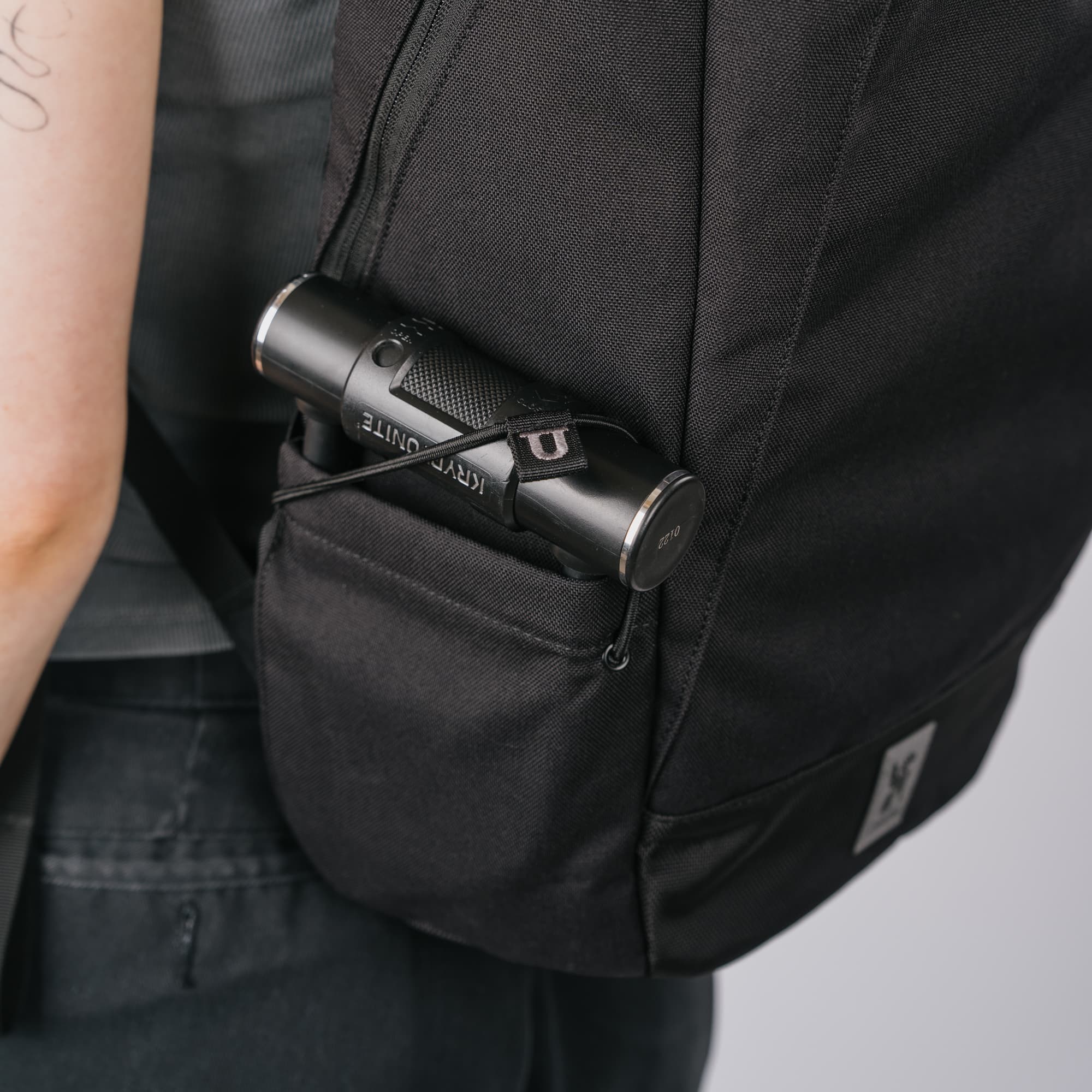The U-Lock holder on the new Recruit 22L Backpack