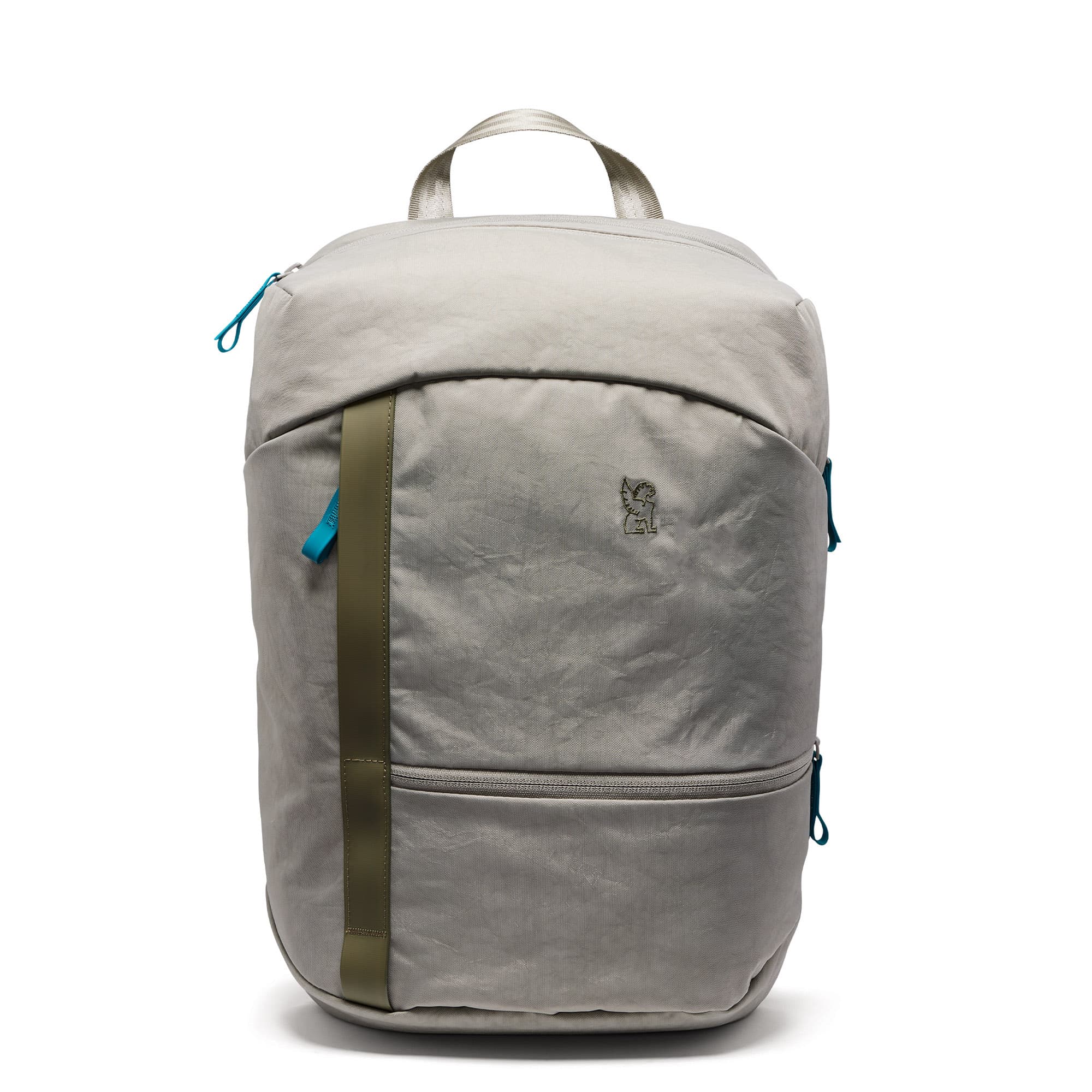 Camden backpack in sage full front view #color_sage