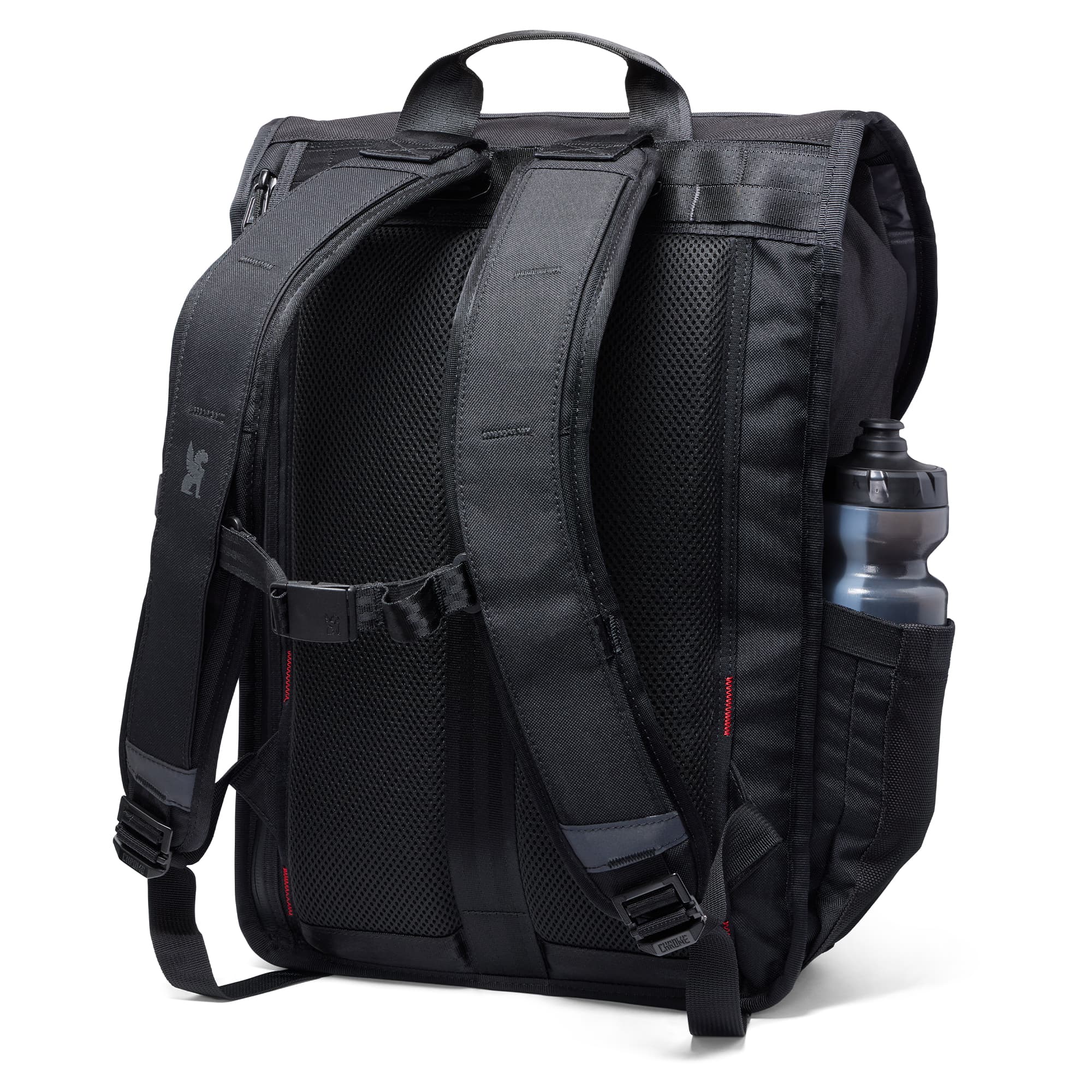 Corbet 24L backpack in black back view #color_black