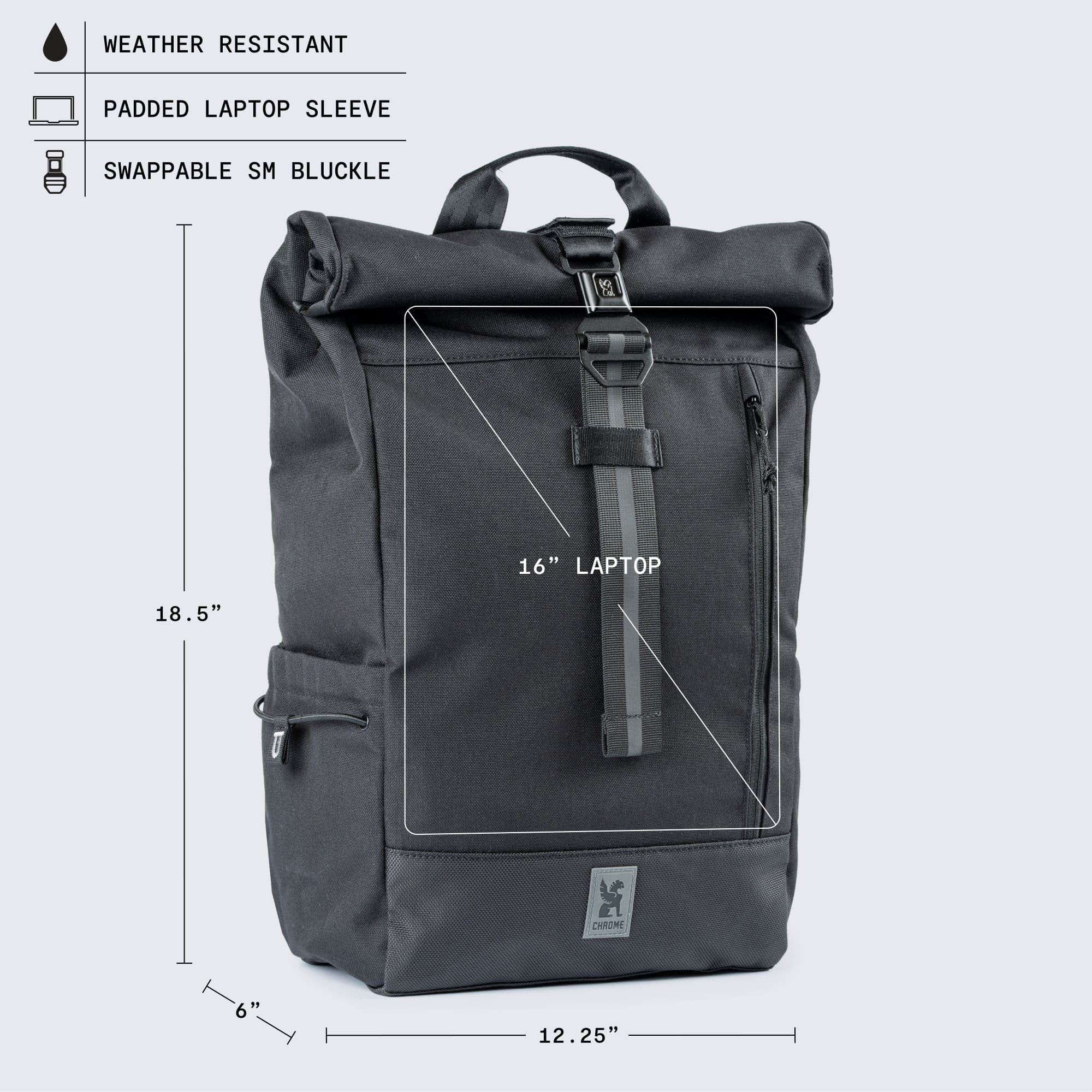 The dimensions and some features of the Initiate 26L Pack