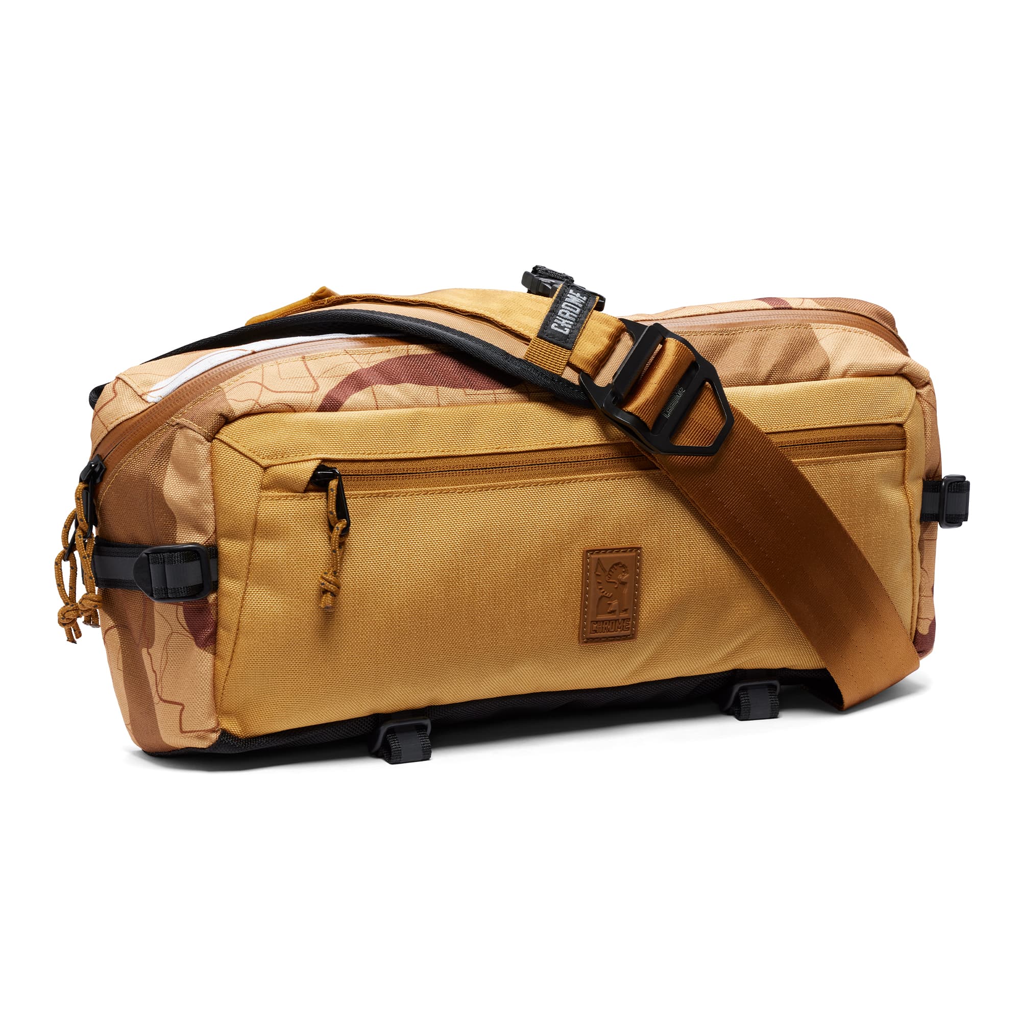 Kadet Slide Sling in gold #color_amber heatmap