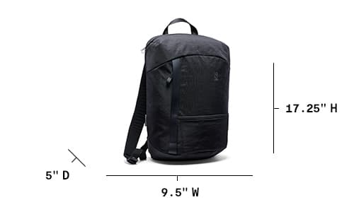 Camden Backpack dimensions
